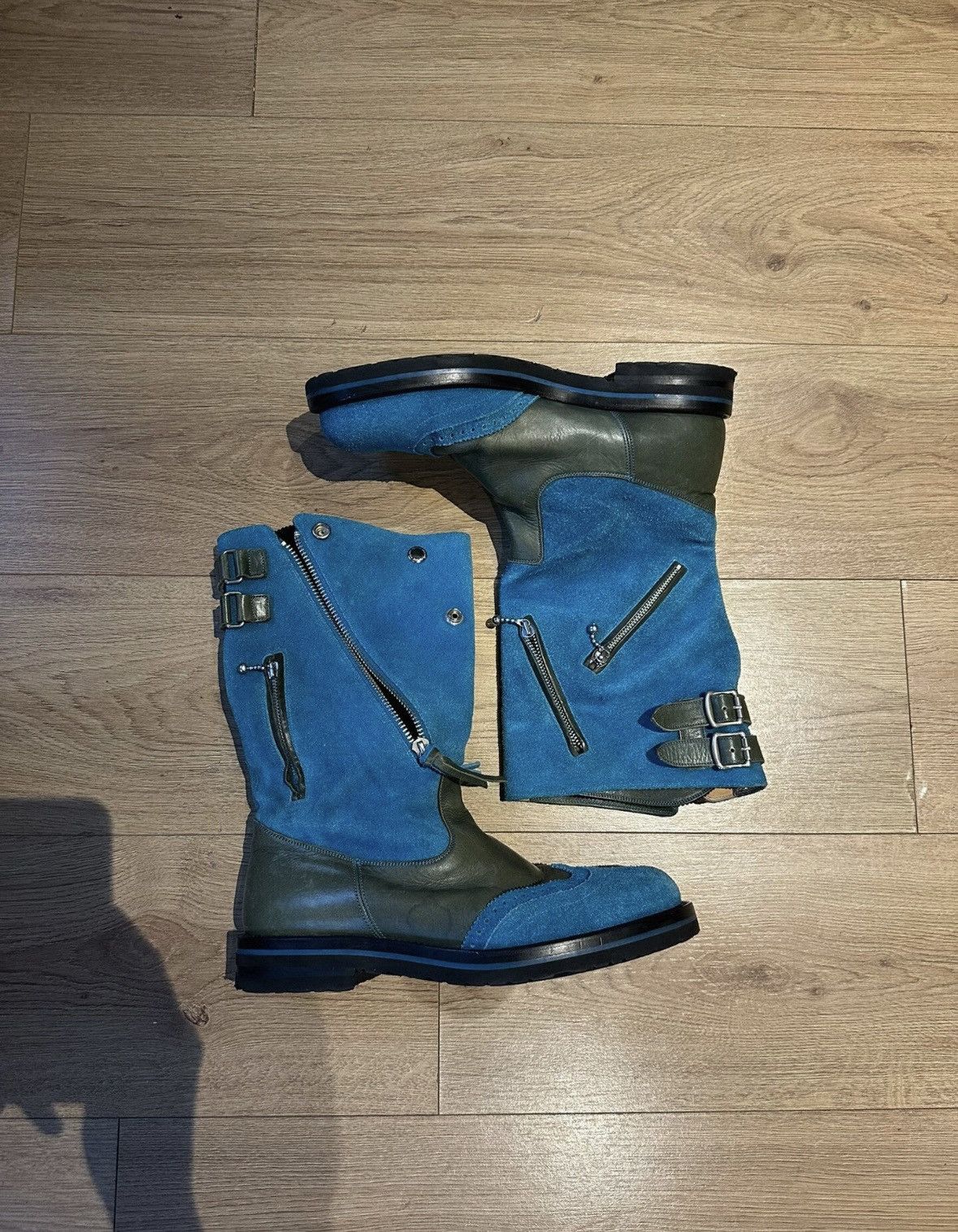 Number (N)ine Number (N)ine x Foot the Coacher 09AW Archive Suede Boots Size US 8 / EU 41 - 1 Thumbnail