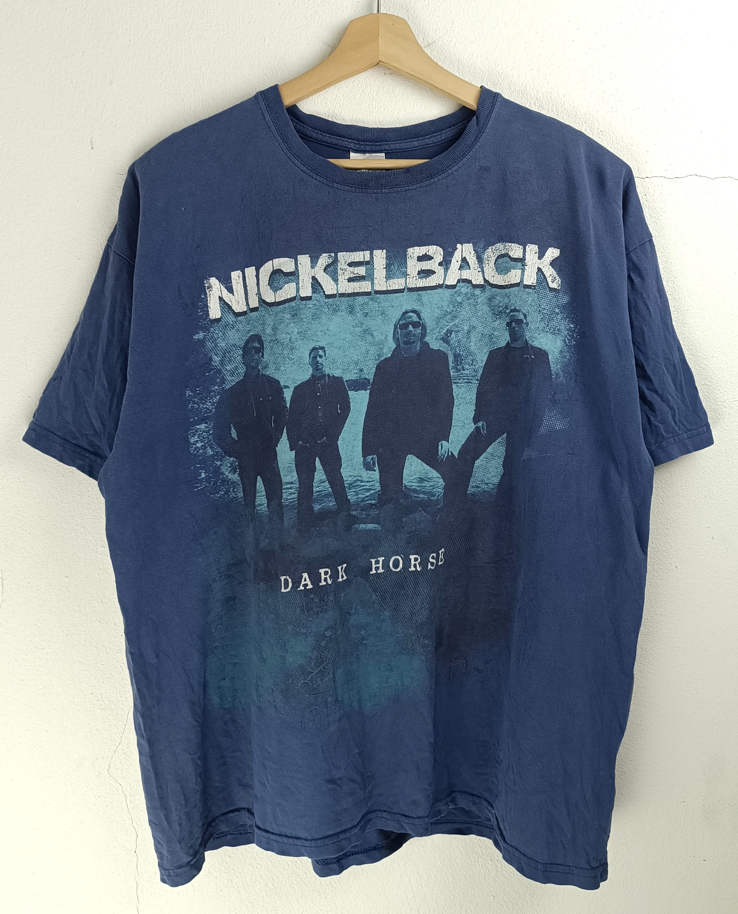 Vintage VINTAGE '08 NICKELBACK DARK HORSE TOUR staind bizkit korn Size US XL / EU 56 / 4 - 3 Thumbnail