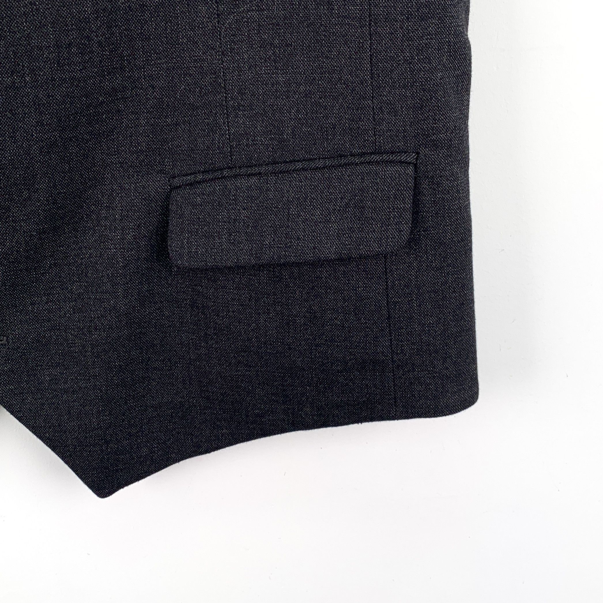 Brunello Cucinelli Brunello Cucinelli Wool Suit Vest Black (XL) Size US XL / EU 56 / 4 - 4 Thumbnail