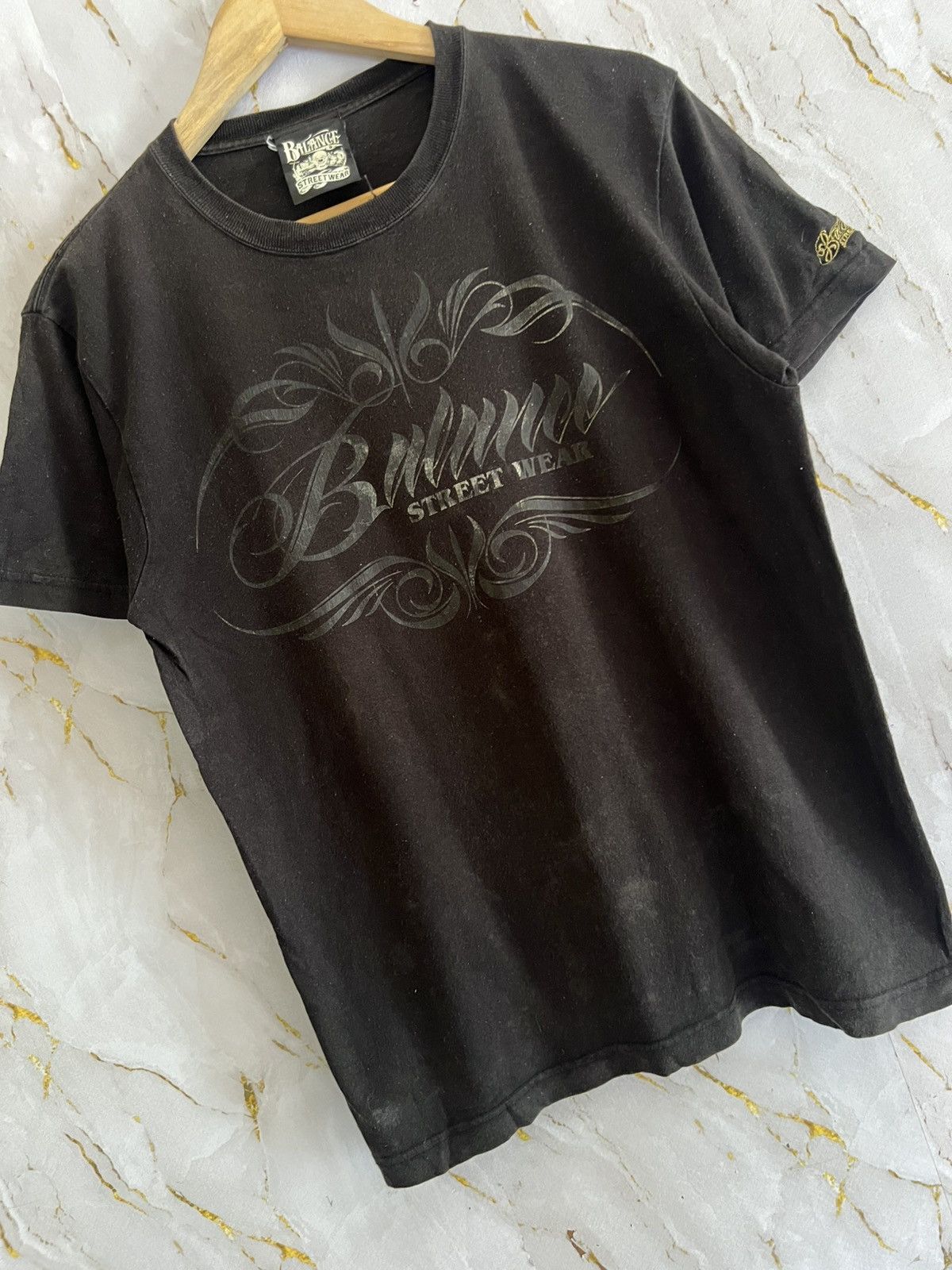 Japanese Brand Balance Streetwear Tee – Underground Vintage Graphic Shirt Size US M / EU 48-50 / 2 - 3 Thumbnail