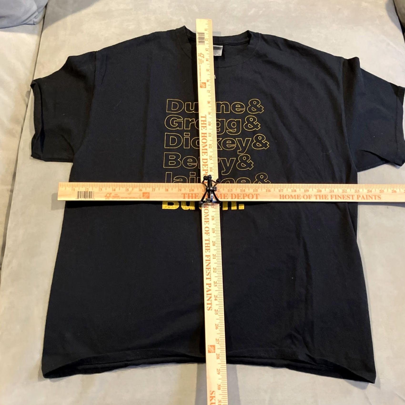 Gildan VINTAGE ALLMAN BROTHERS BAND T Shirt XL Black Mens Short Sleeve Band Shirt XL Black Allman Brothers - Duane Gregg Dickey Berry Jaimoe Butch Size US XL / EU 56 / 4 - 4 Thumbnail