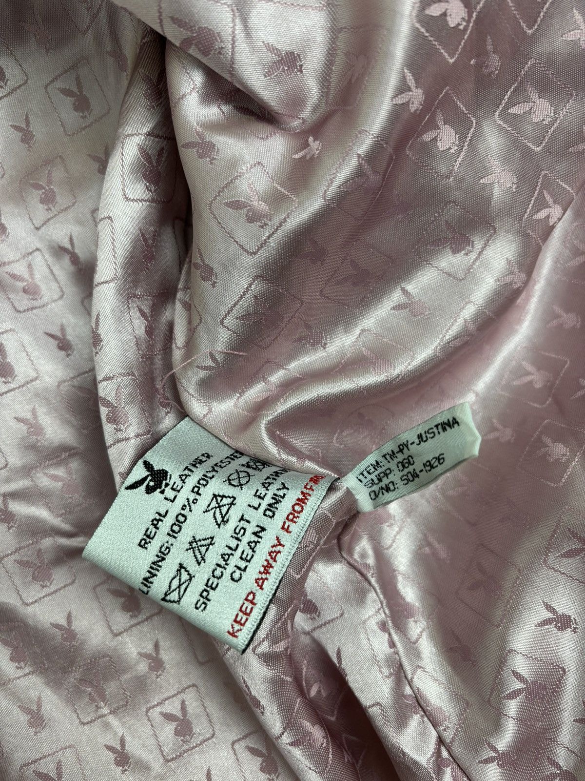 Playboy × Vintage Playboy vintage 2004 leather biker jacket Size M / US 6-8 / IT 42-44 - 10 Thumbnail