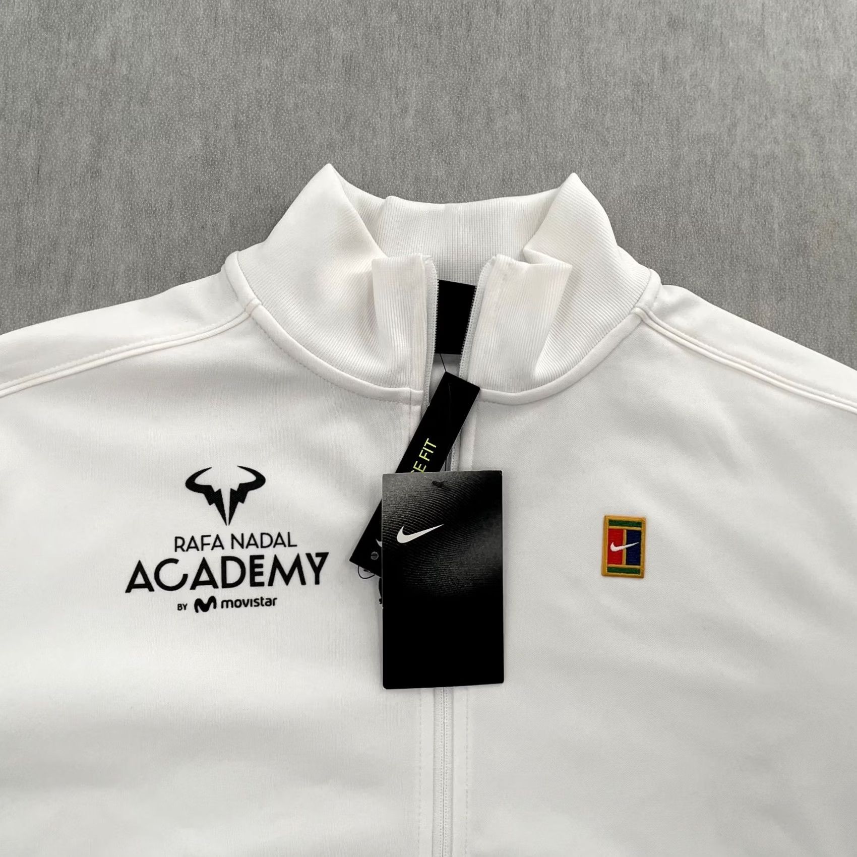 Nike Nike Jacket Womens Medium White Court Tennis Rafa Nadal Academy Warm Up Ladies M Size M / US 6-8 / IT 42-44 - 2 Thumbnail