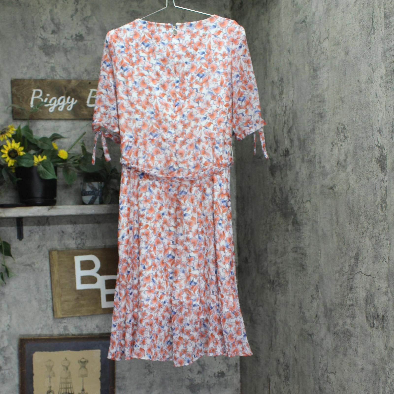 Tommy Hilfiger Tommy Hilfiger Sleeve Midi Dress Ivory White / Grenadine 14 Size XL / US 12-14 / IT 48-50 - 2 Thumbnail