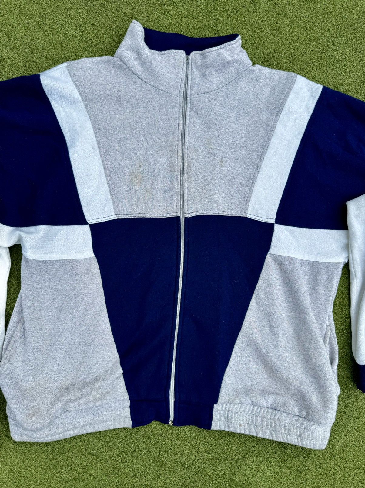 Spalding × Vintage Vintage 90’s Spalding Retro Sweater Sweatshirt Track Jacket Size US XL / EU 56 / 4 - 4 Thumbnail