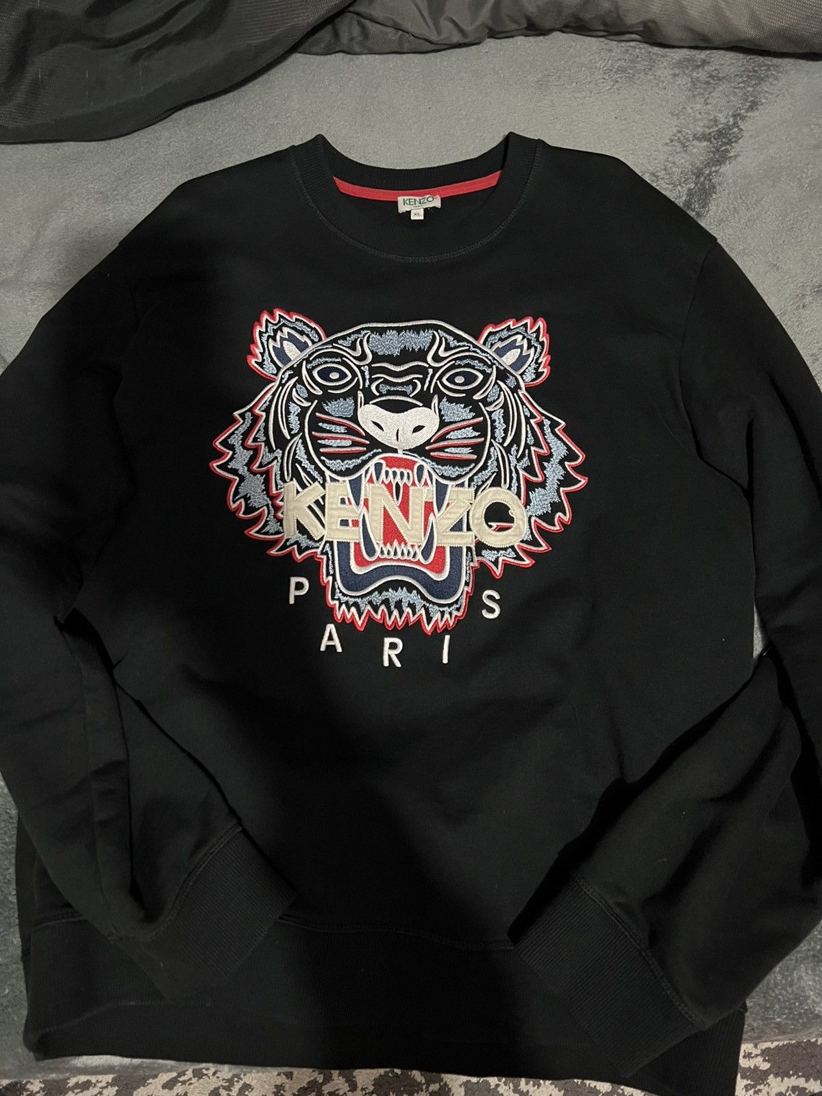 Kenzo Kenzo Tiger logo Embroidered Sweater Size US XL / EU 56 / 4 - 1 Thumbnail