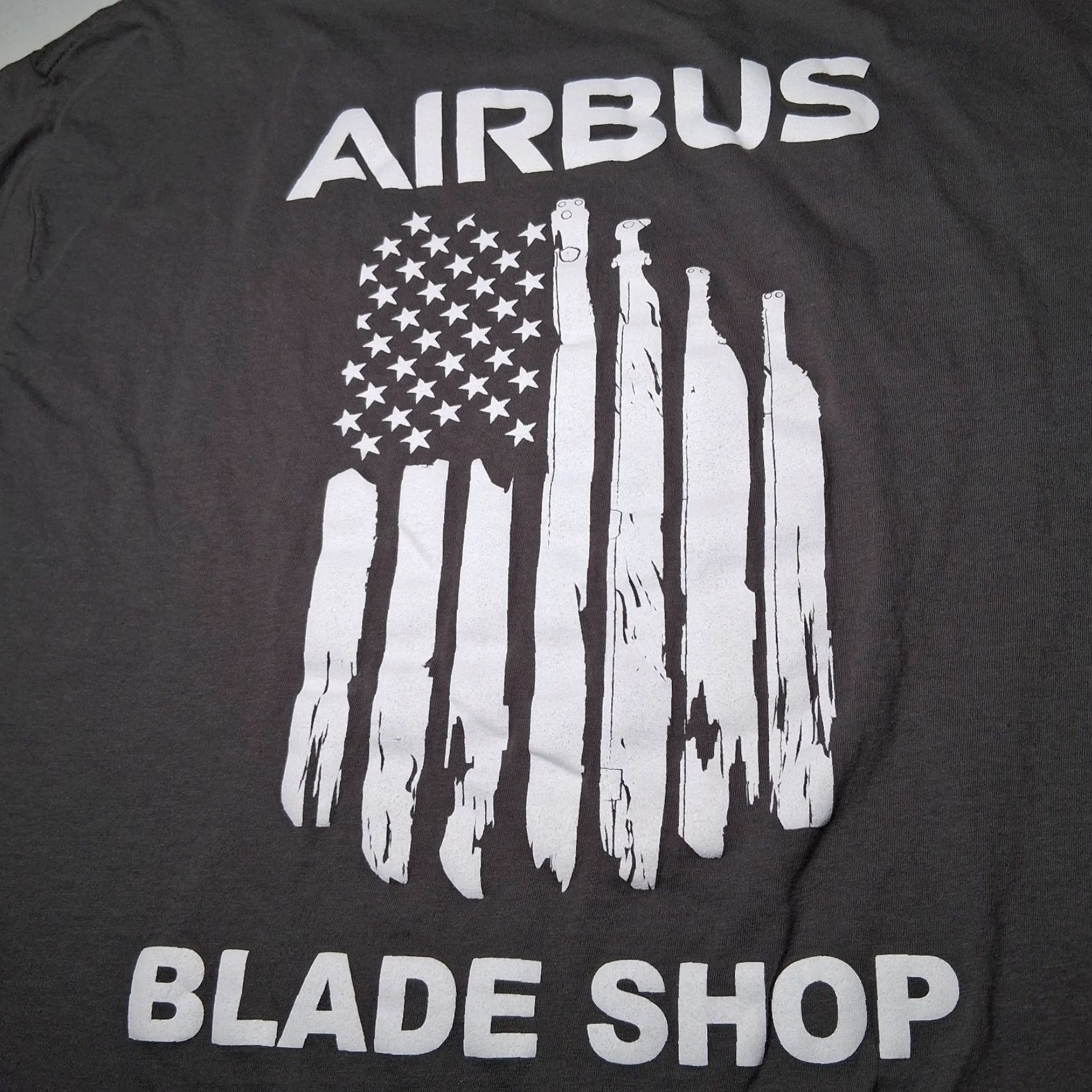 Gildan Airbus Helicopter Shirt Men XL Gray Short Sleeve Crew Neck Gildan T-Shirt Mechanic USA Blade Shop Aviation Chopper Graphic Size US XL / EU 56 / 4 - 2 Thumbnail
