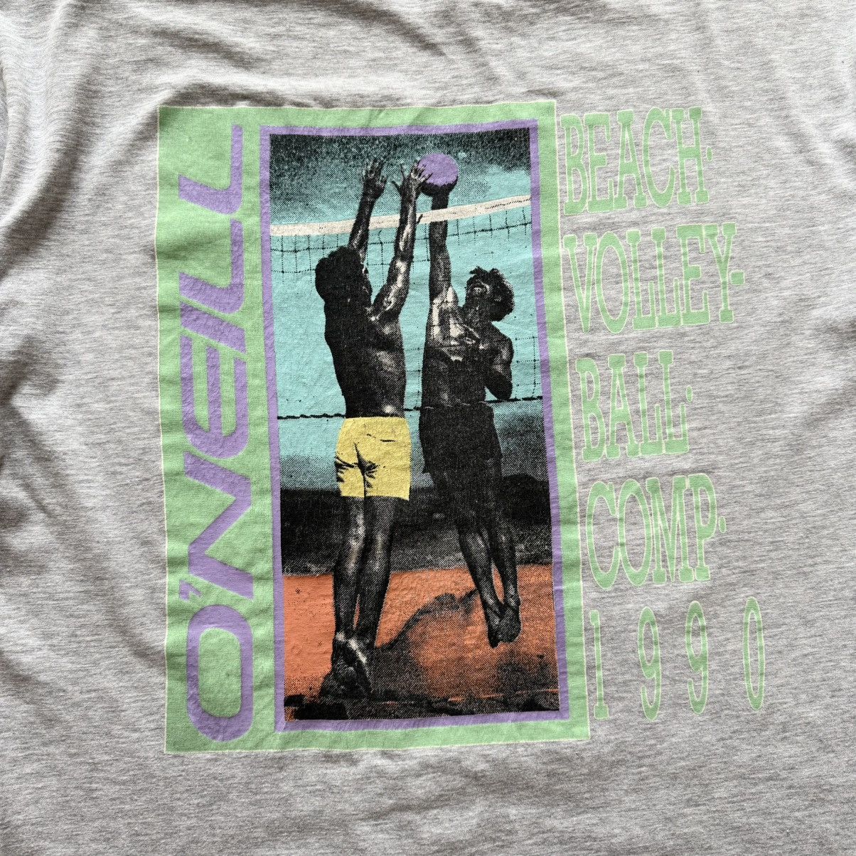 O'Neill Vintage 90s O’Neill Beach Volleyball Comp 1990 Surf T-shirt Size US L / EU 52-54 / 3 - 2 Thumbnail