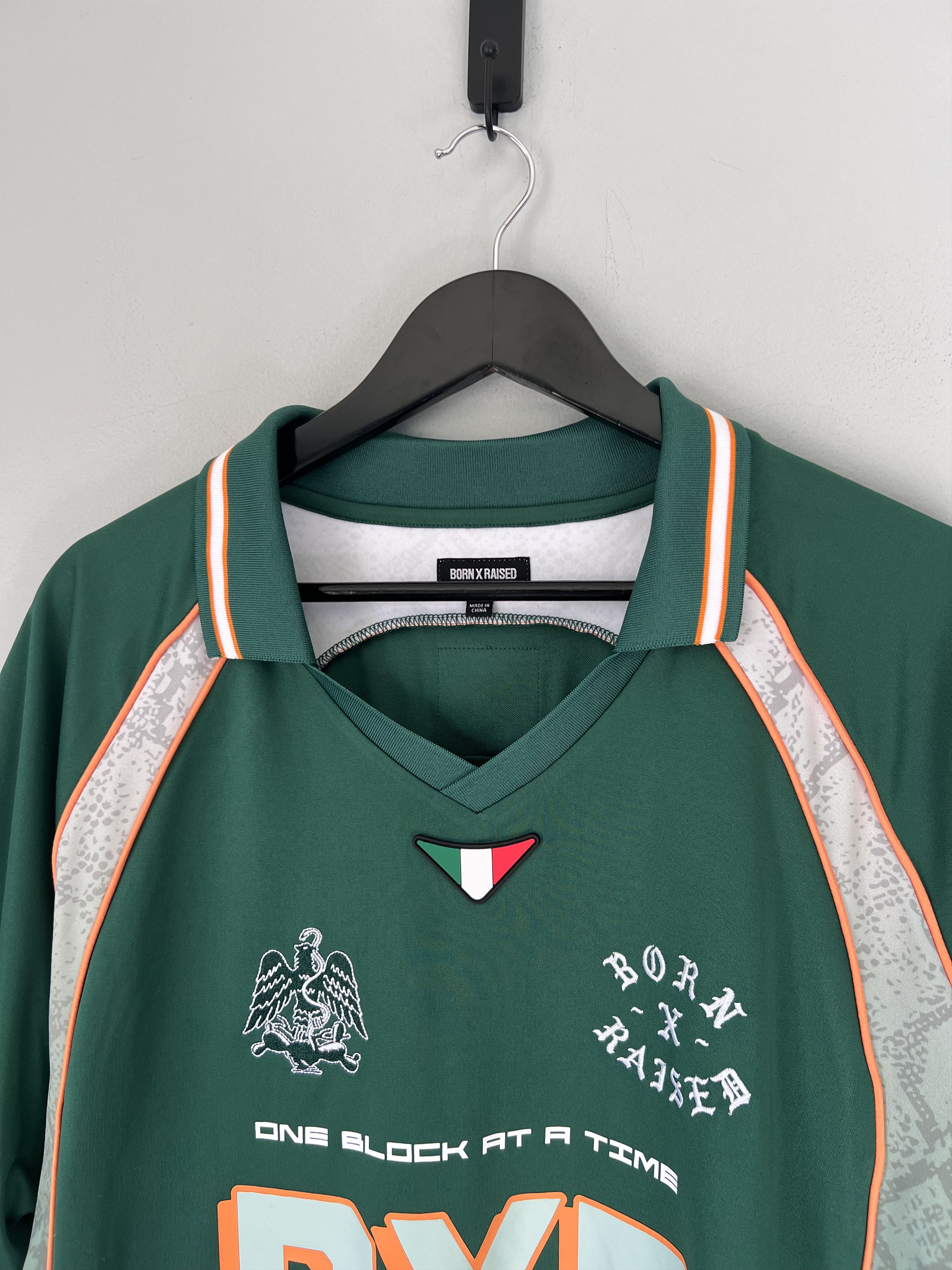 Born X Raised Born X Raised BXR Mexico Jersey in Emerald Green Size US L / EU 52-54 / 3 - 2 Thumbnail