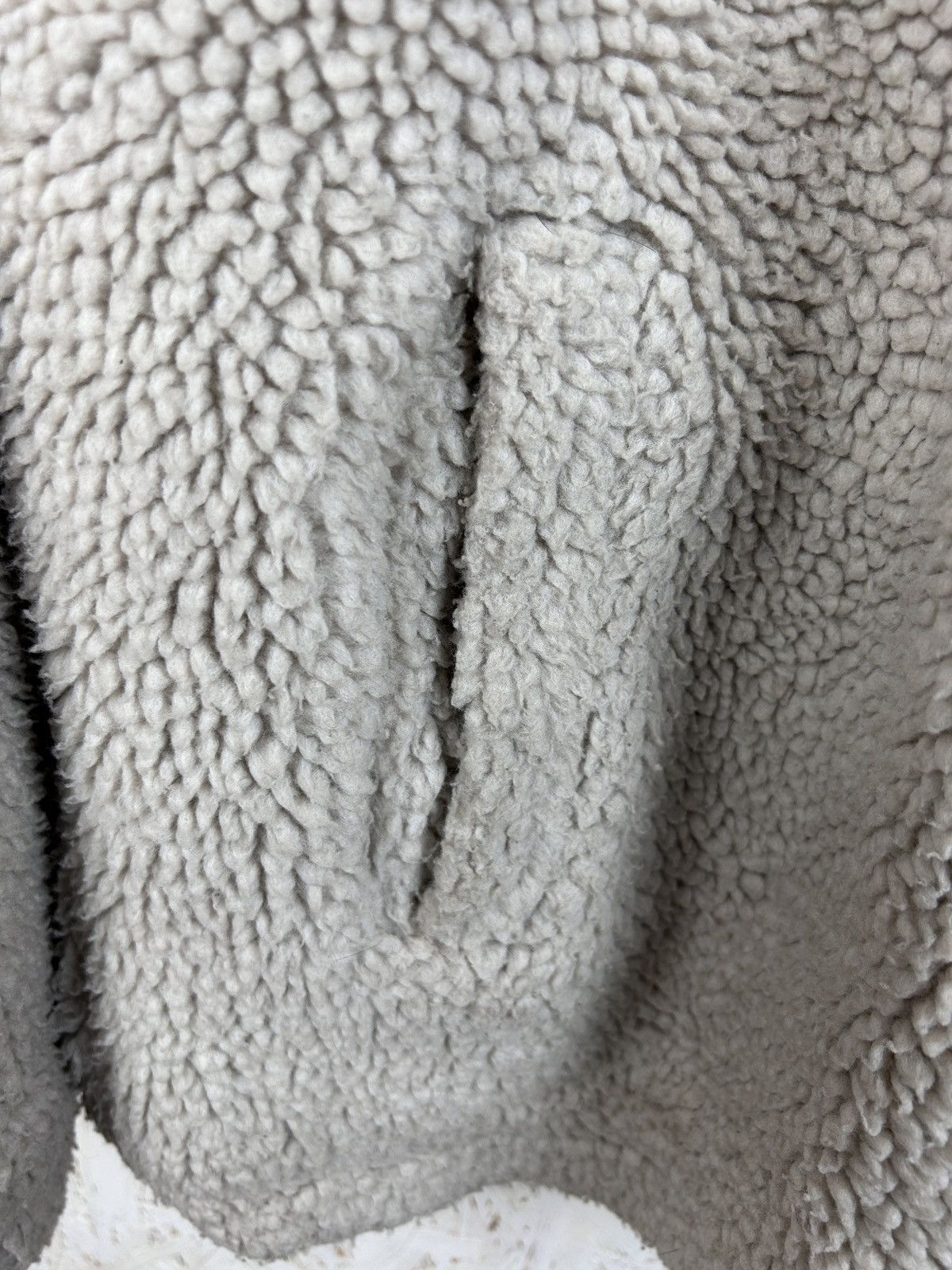 Karl Kani Karl Kani Big Logo Sherpa Fleece Jacket In Beige Size US M / EU 48-50 / 2 - 7 Thumbnail