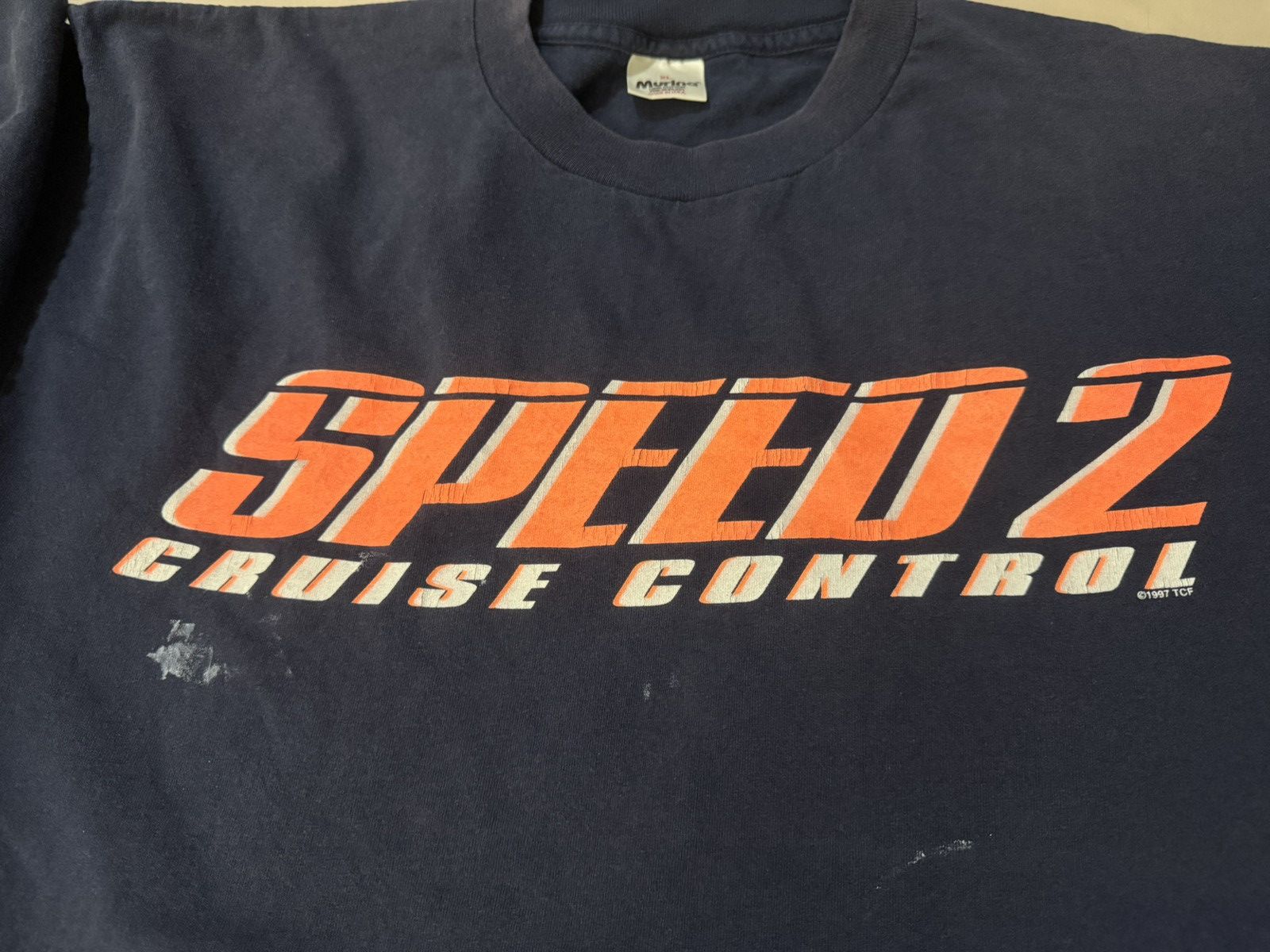 Vintage Vintage 90s SPEED 2 Cruise Control Sandra Bullock T Shirt Size US XL / EU 56 / 4 - 3 Thumbnail