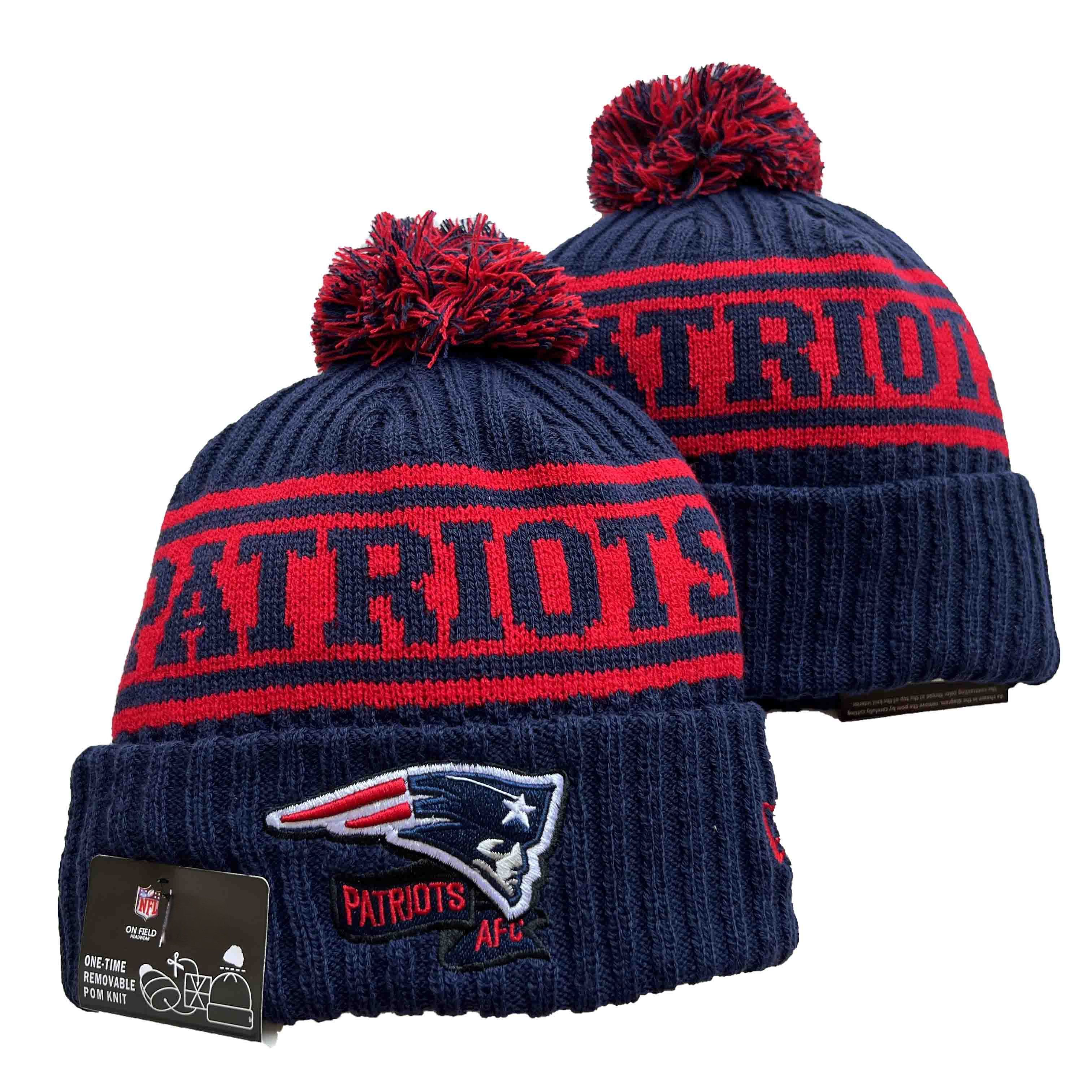 Other NWT New England Patriots Sports Pom Beanie Fleece Unisex Size ONE SIZE - 1 Thumbnail