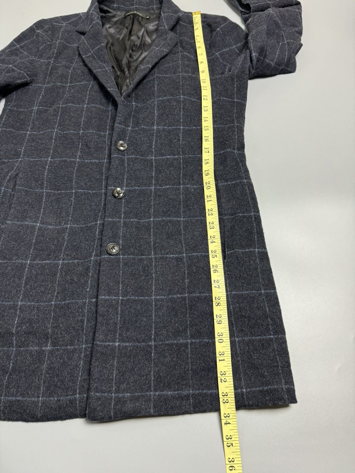 GOSTAR DE FUGA Gostar De fuga Checkered OverCoat Wool Jacket Size US S / EU 44-46 / 1 - 15 Thumbnail