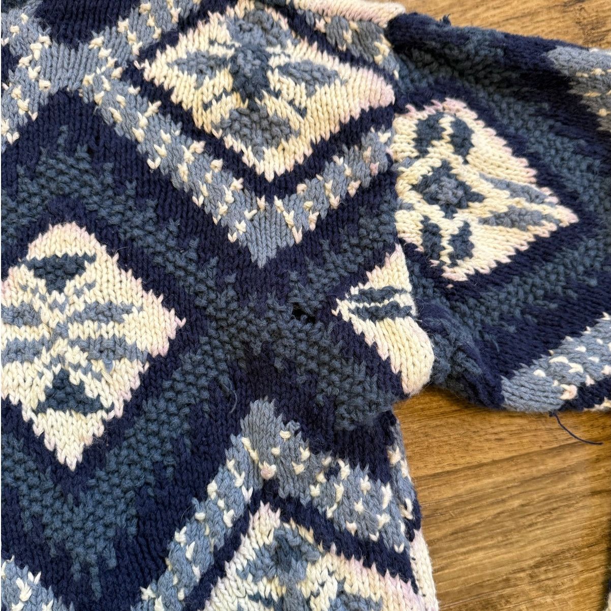 Northern Isles Vintage Northern Isles Hand Knit Abstract Sweater Size US XL / EU 56 / 4 - 6 Thumbnail