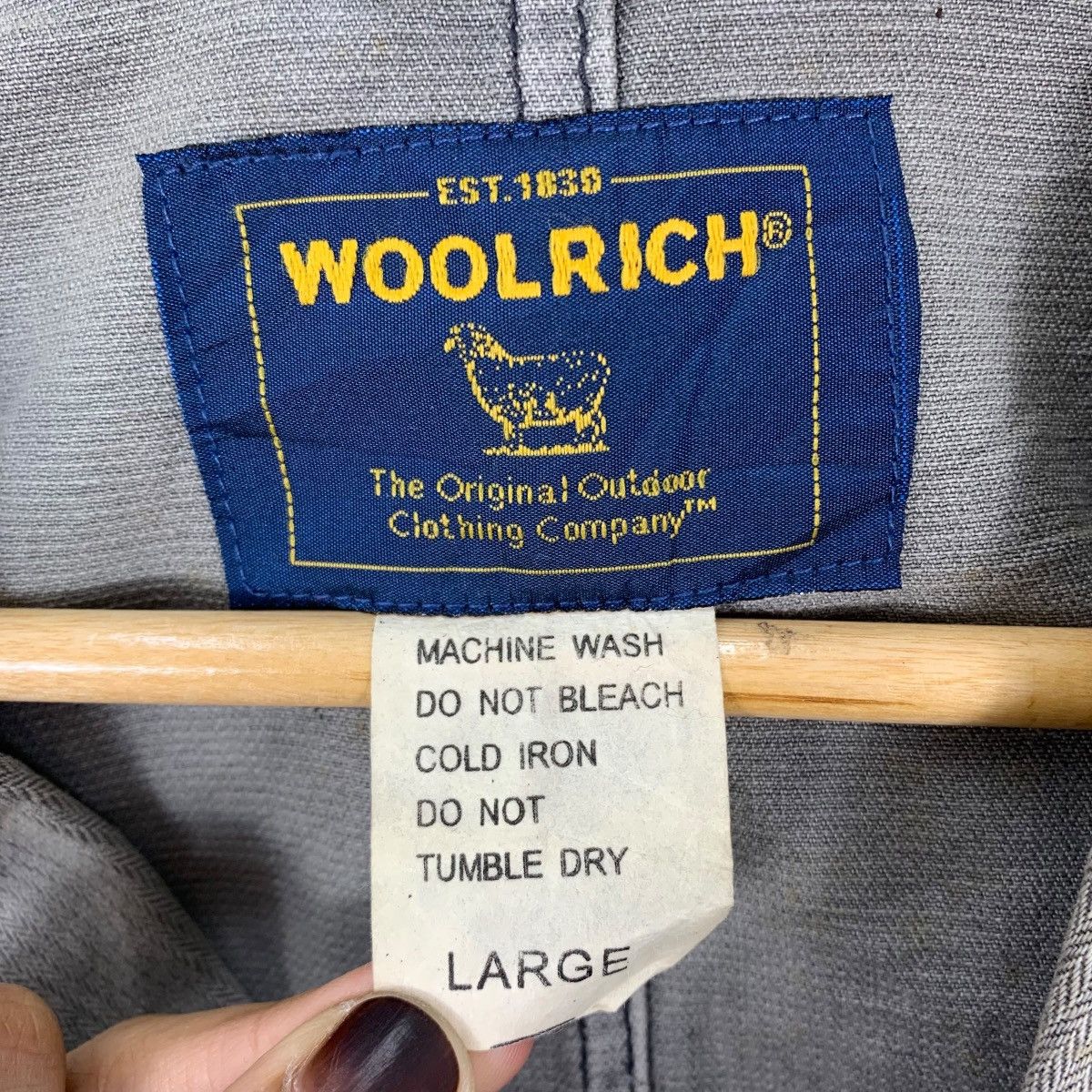 Vintage Vintage WOOLRICH USA Three Buttons Blazer Coat Jacket Size US L / EU 52-54 / 3 - 5 Thumbnail