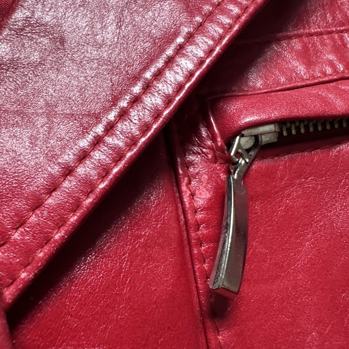 Other Vintage leather red jacket rare y2k Size S / US 4 / IT 40 - 6 Thumbnail