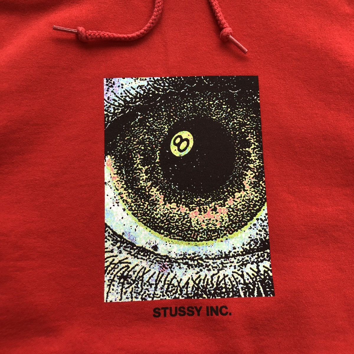 Stussy Stussy Acid Eye Logo Hoodie Red Rare Gorpcore Y2K Size US M / EU 48-50 / 2 - 5 Thumbnail