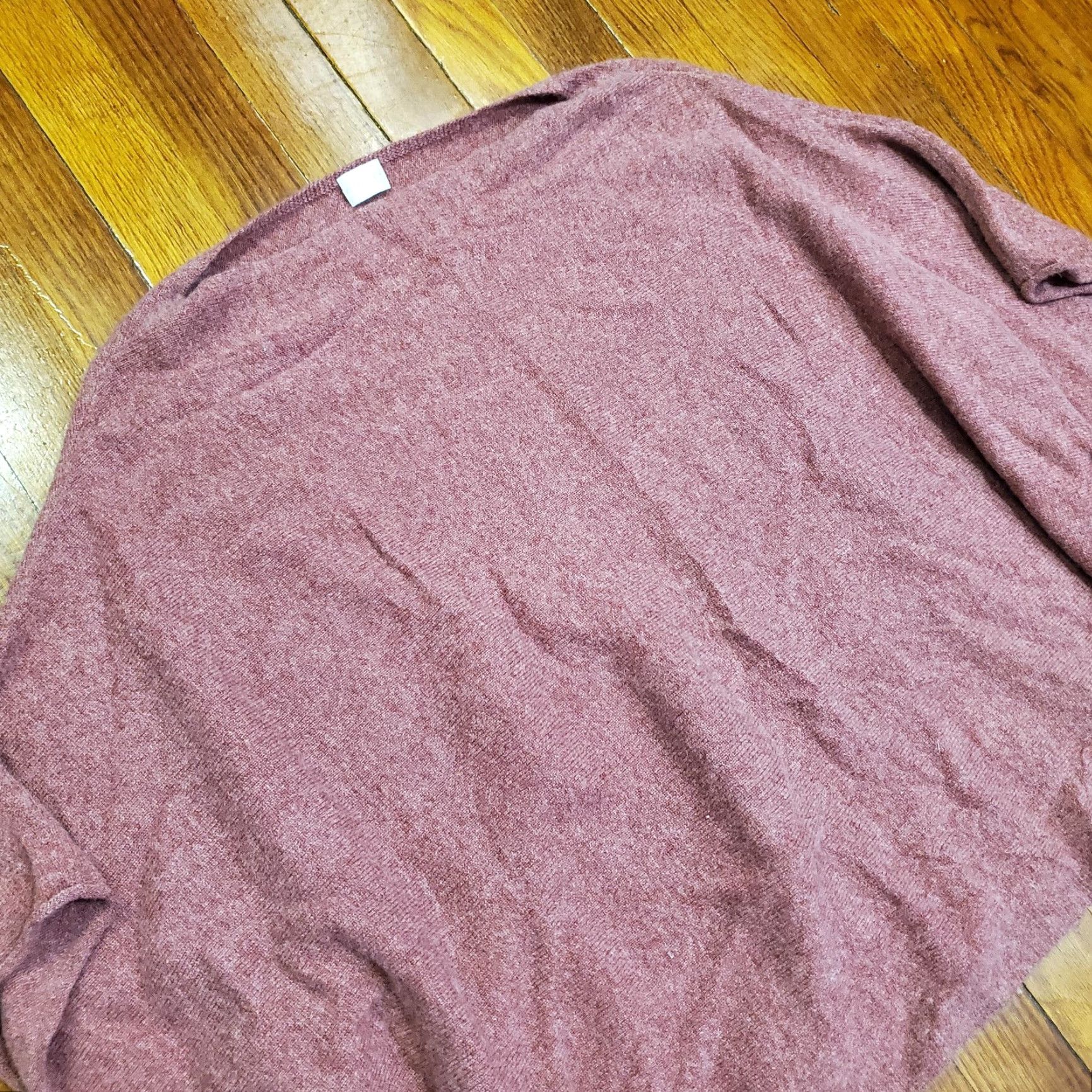 Vintage Poetry Sweater Womens XS Pink 100% Cashmere Relaxed Fit Pullover Size XS / US 0-2 / IT 36-38 - 2 Thumbnail