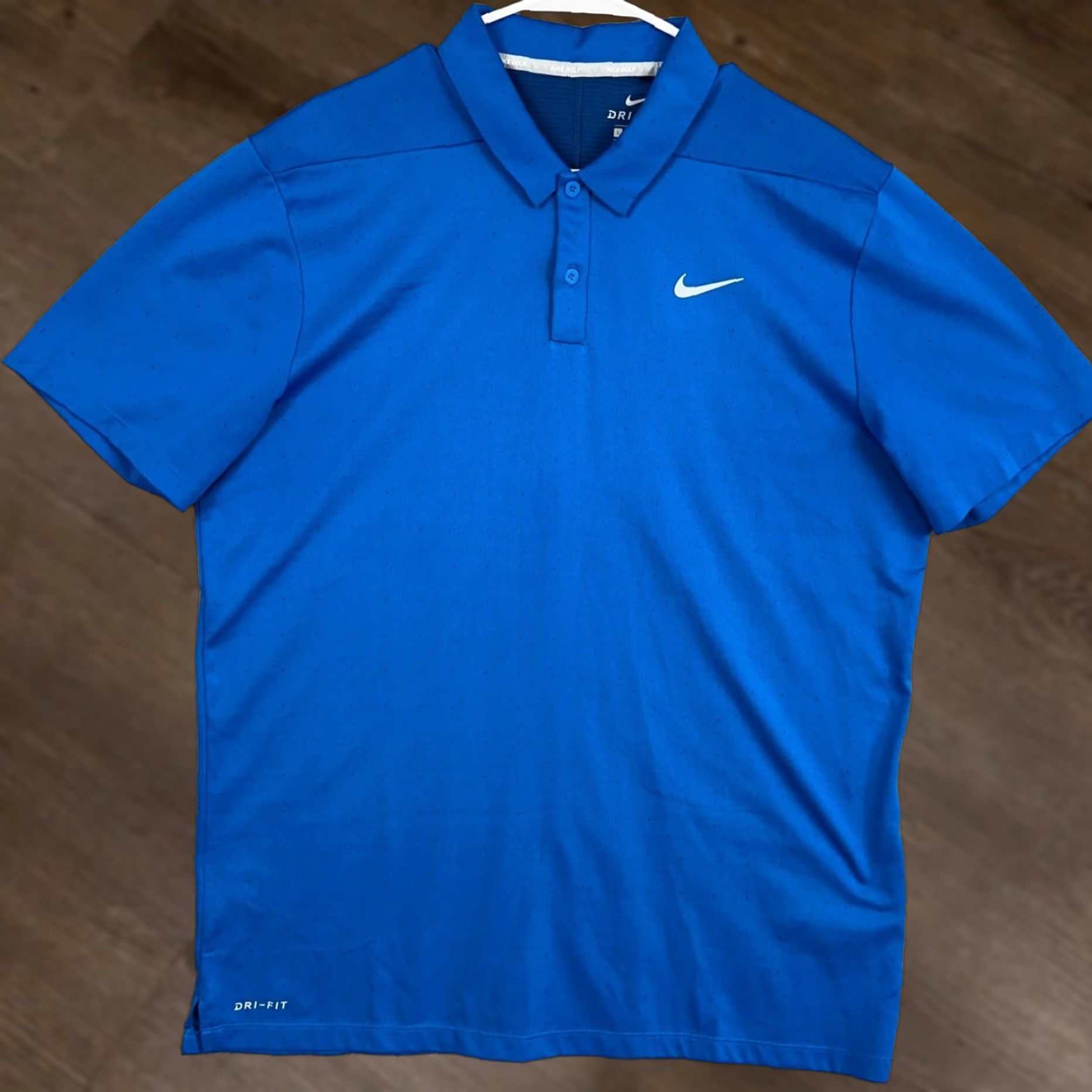 Nike Nike Golf Dri-FIT Polo Shirt Men L Blue Short Sleeve Athletic Breathable Activewear EUC Size US L / EU 52-54 / 3 - 1 Thumbnail