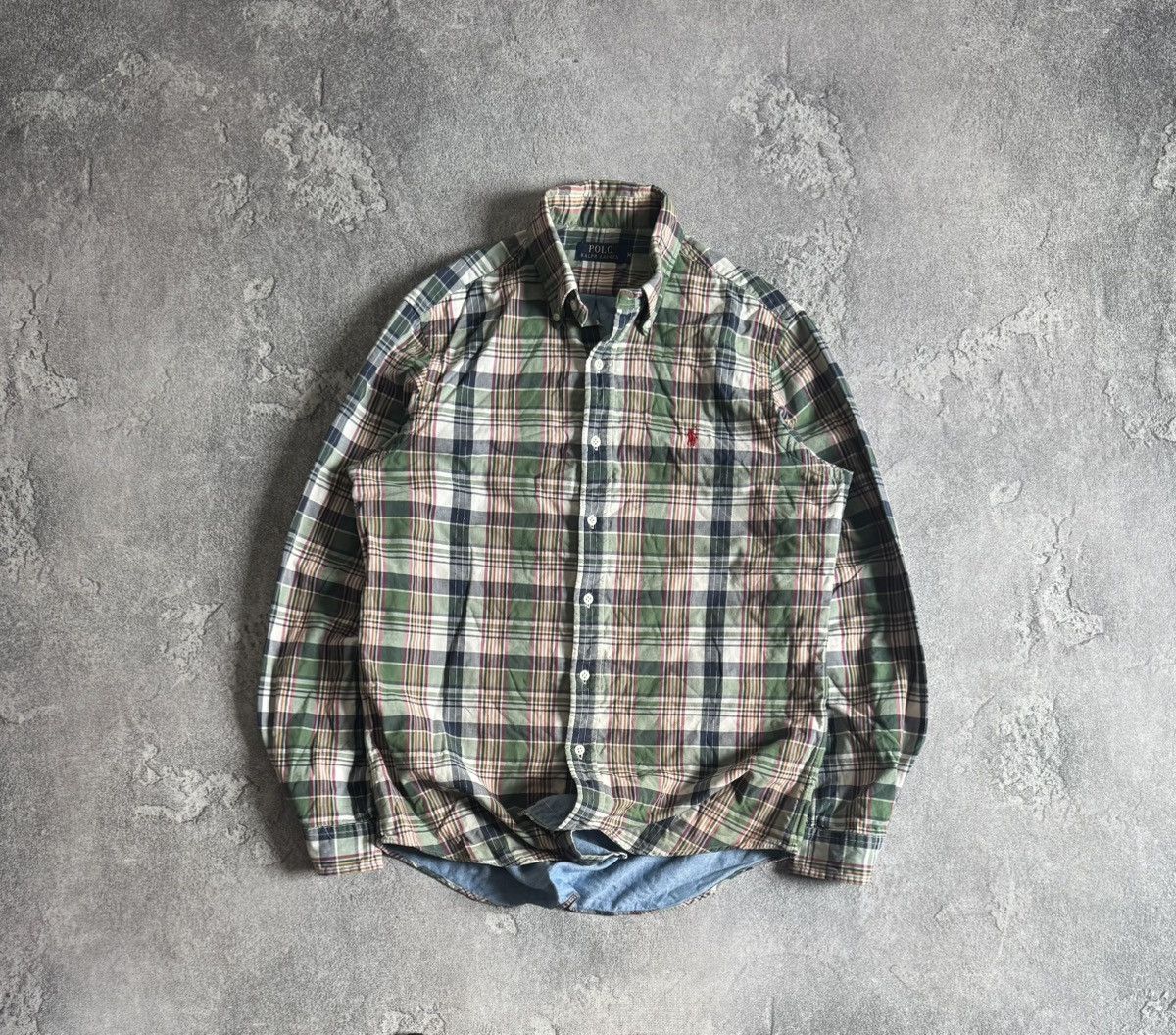 Polo Ralph Lauren Polo Ralph Lauren M chekered button up flannel over shirt Size US M / EU 48-50 / 2 - 1 Thumbnail