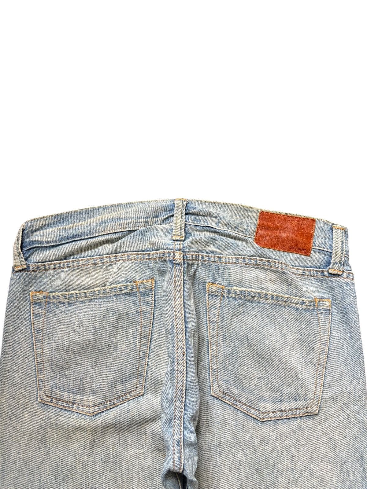 Eternal Vintage Eternal Deep Blue Selvedge Distressed Jeans Size 31" - 4 Thumbnail