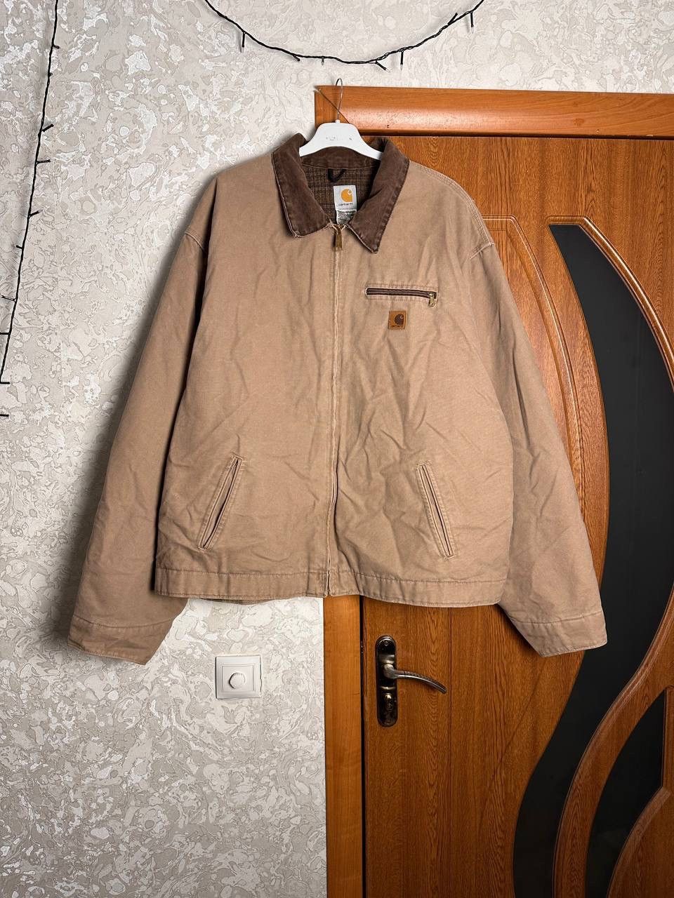Carhartt Vintage Carhartt Detroit Jacket Brown USA 4XL Size US XXL / EU 58 / 5 - 1 Thumbnail