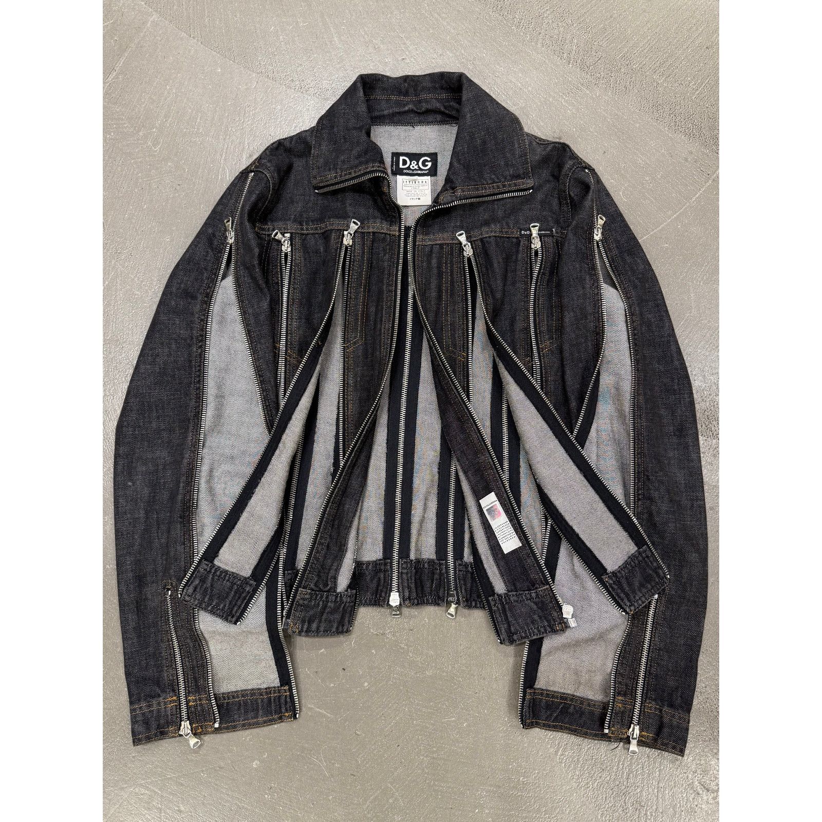 Dolce & Gabbana S/S2004 Dolce & Gabbana full zip denim jacket Size L / US 10 / IT 46 - 1 Thumbnail