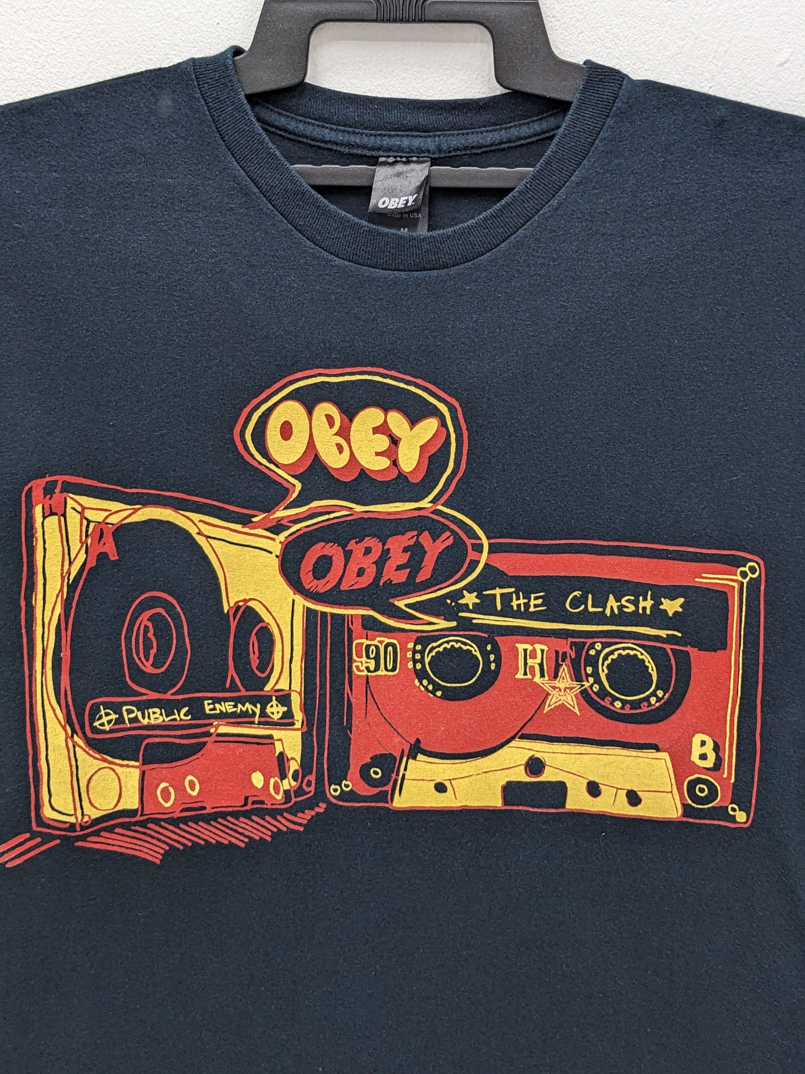 Public Enemy VINTAGE OBEY X PUBLIC ENEMY X THE CLASH Size US M / EU 48-50 / 2 - 3 Thumbnail