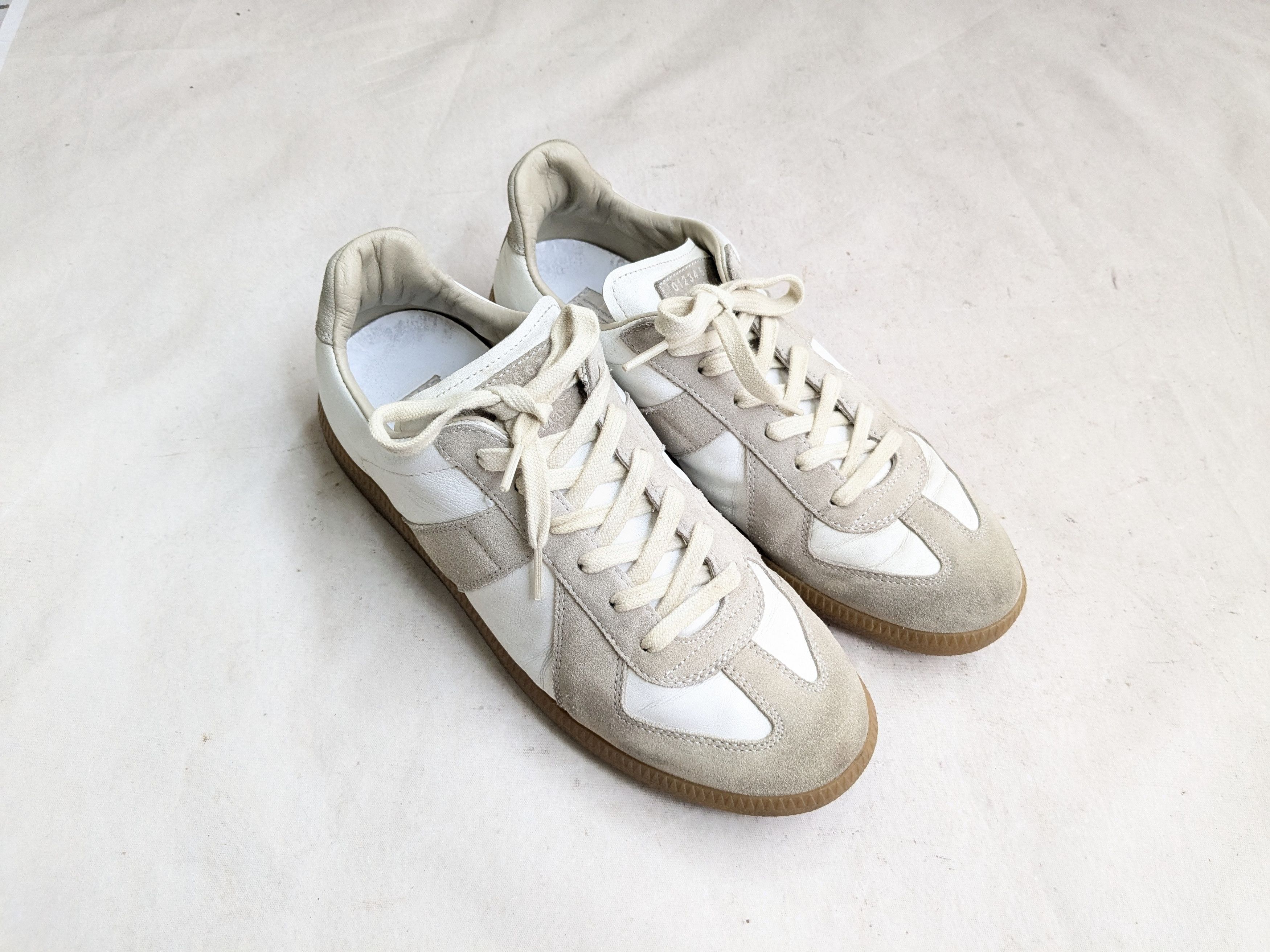 Maison Margiela 40 Maison Margiela Future Low White Leather