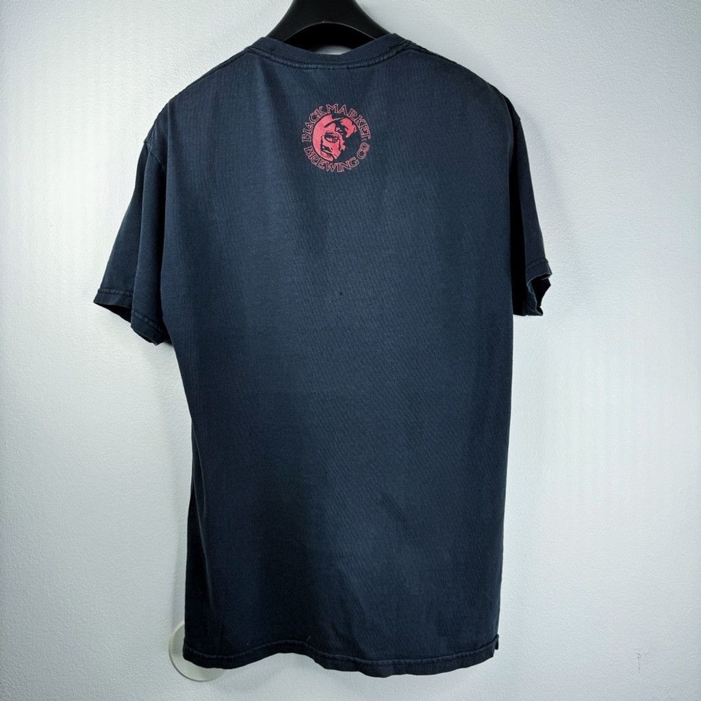 Gildan GILDAN BLACK MARKET BREWING CO. Men's Blue Graphic T-Shirt M Size US M / EU 48-50 / 2 - 4 Thumbnail