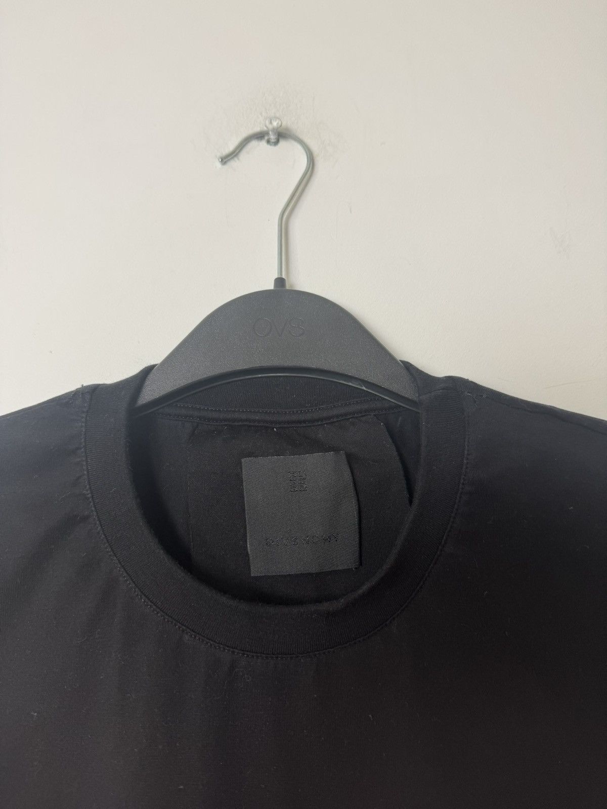 Givenchy Givenchy 4G Stars Logo Tee Black Luxury Designer Slim Fit Size US XL / EU 56 / 4 - 4 Thumbnail