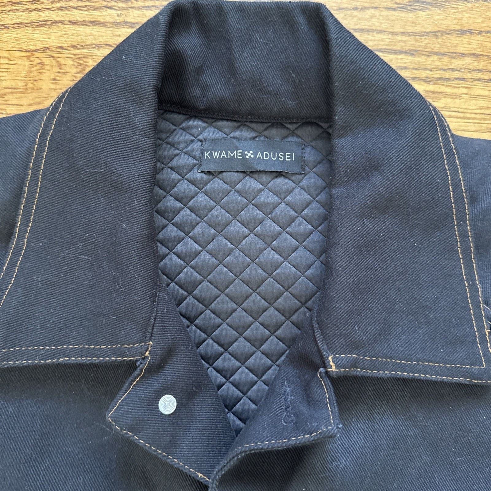 Other Kwame adusei KARD DENIM JACKET - ONE SIZE / BLACK Size US L / EU 52-54 / 3 - 2 Thumbnail