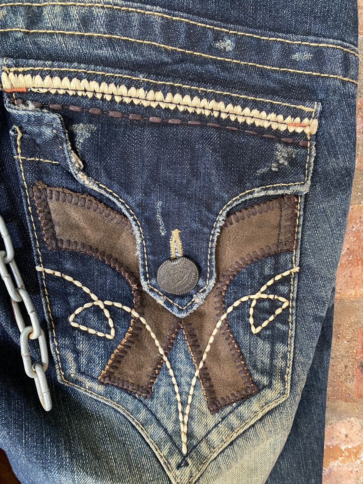 Japanese Brand FLARE🔥Lolita Jeans x Yoshitomo Nara pants Size US 34 / EU 50 - 18 Thumbnail