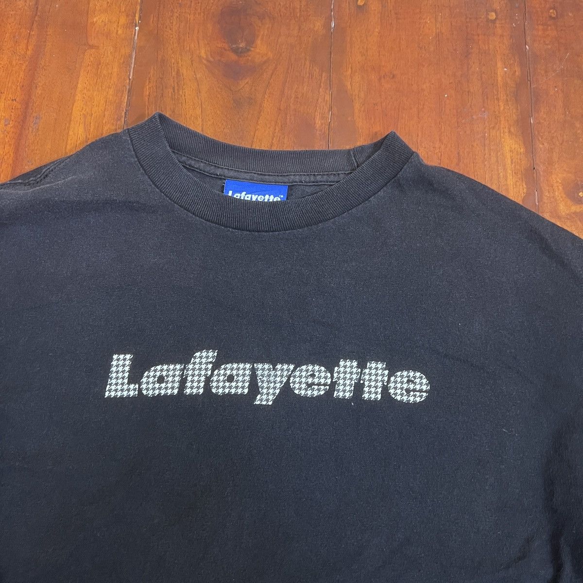 Lafayette 148 Lafayette Spell Out Logo Tshirt Size US M / EU 48-50 / 2 - 5 Thumbnail