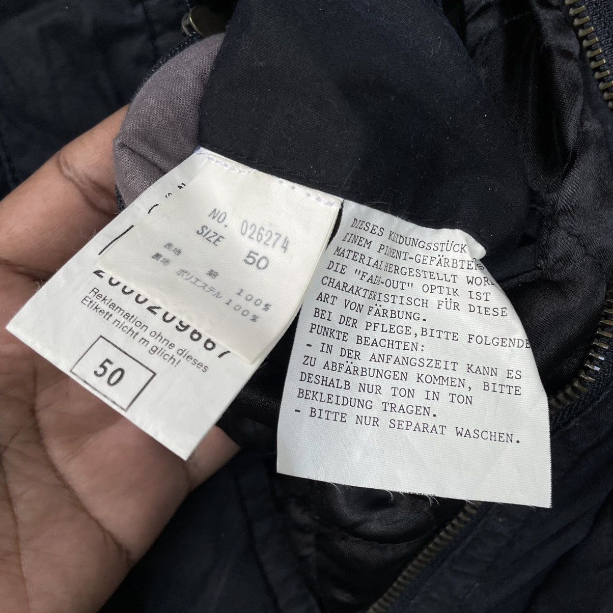 Vintage Rosner Germany Wax Coated Vintage 1980s Bomber Jacket Size US XL / EU 56 / 4 - 11 Thumbnail