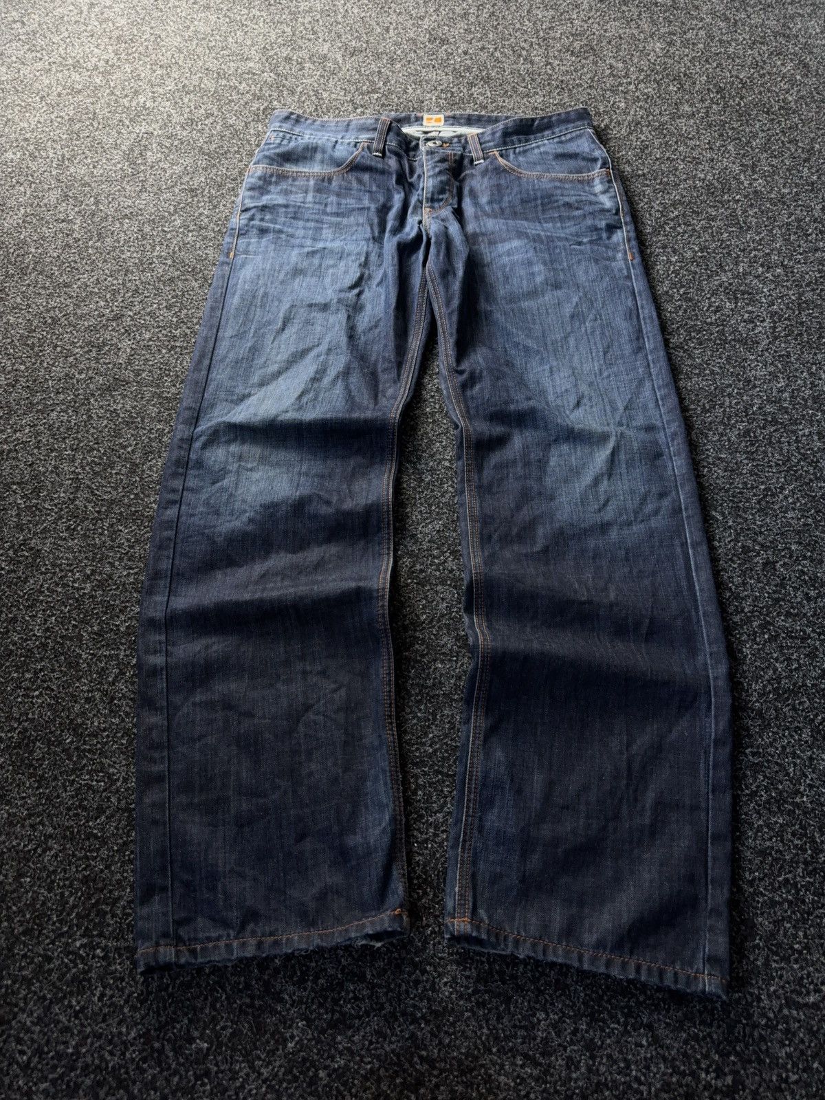 Hugo Boss Vintage 00s Retro Designer Hugo Boss Y2K jeans Denim pants Size US 36 / EU 52 - 1 Thumbnail