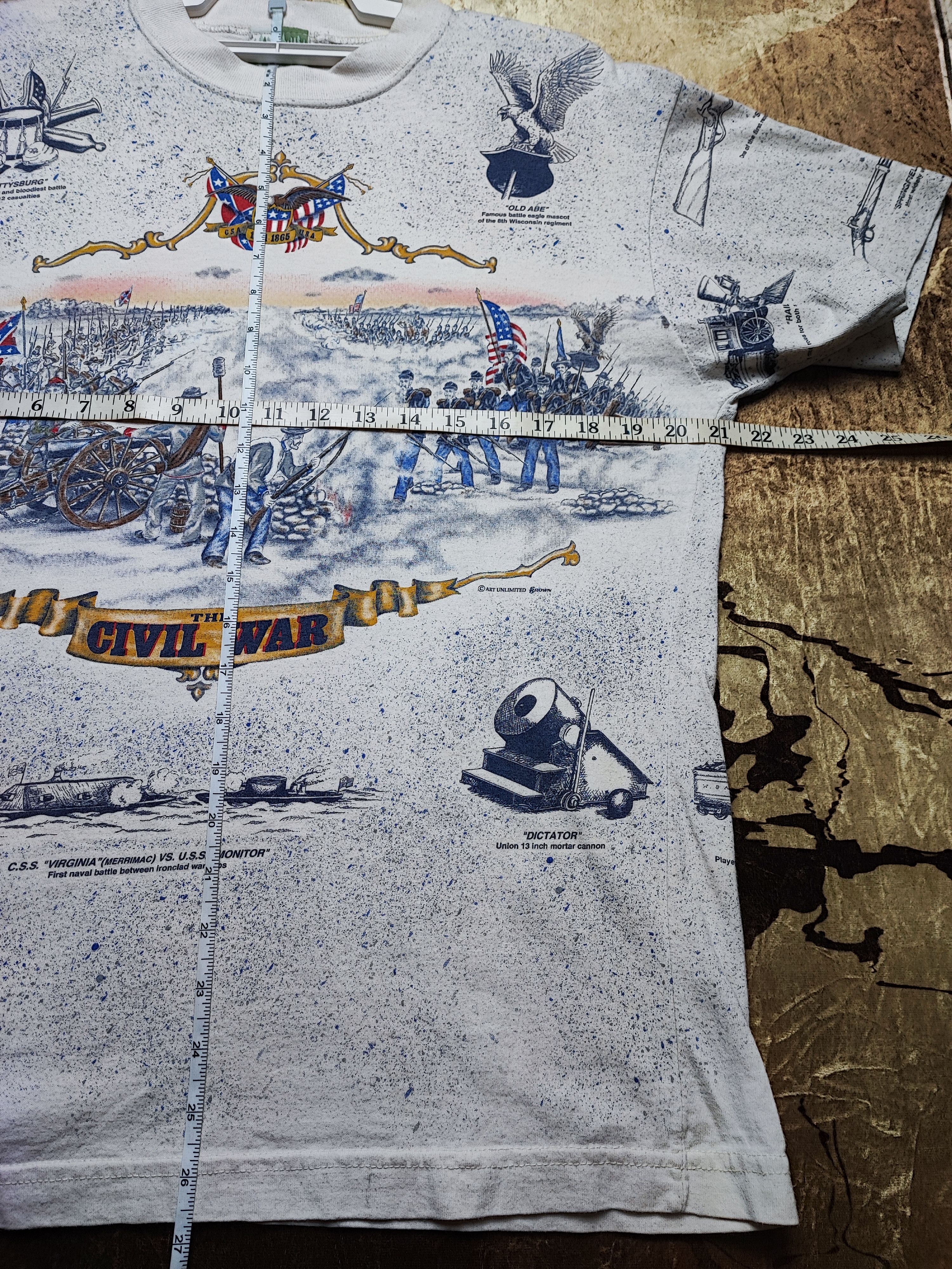 Vintage The Civil War AOP T-Shirt Size US M / EU 48-50 / 2 - 3 Thumbnail