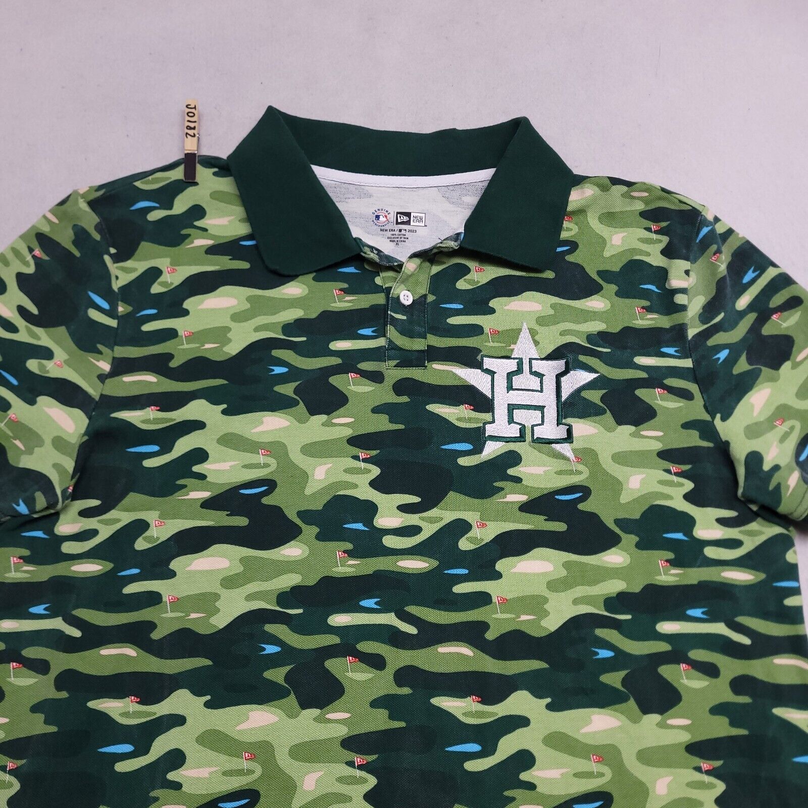 MLB MLB Houston Astros Short Sleeve Polo Shirt Men Size XL Green Size US XL / EU 56 / 4 - 1 Thumbnail