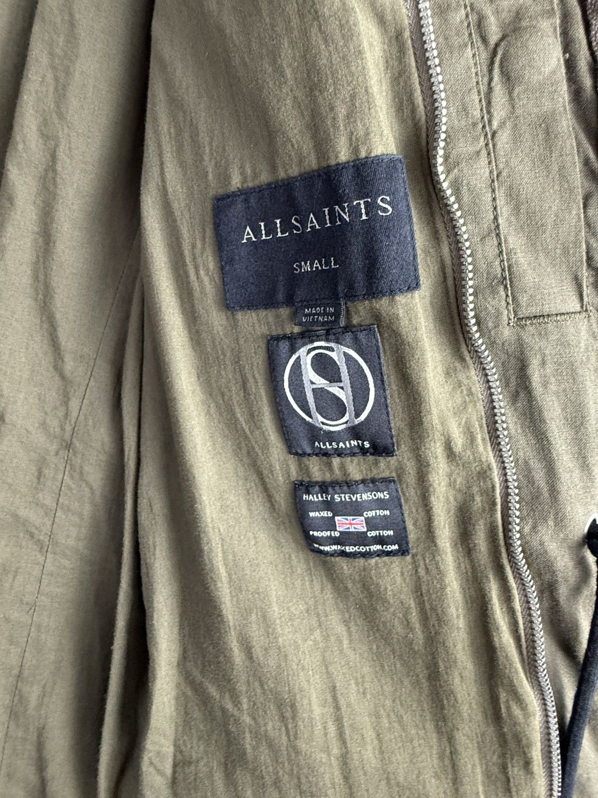 Allsaints AllSaints Halley Stevensons Waxed Cotton Field Baynes Jacket Size US S / EU 44-46 / 1 - 15 Thumbnail