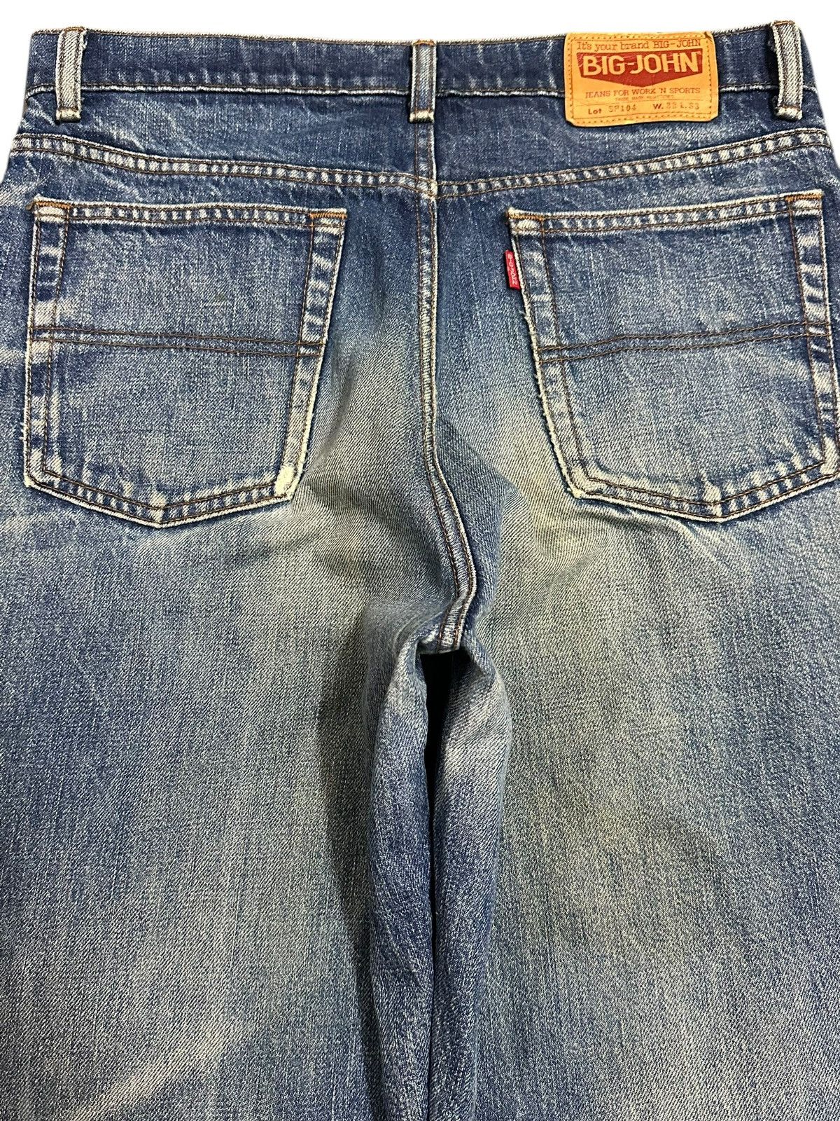 Big John Vintage Big John Classic Mud Wash Style Distress Baggy Jeans Size US 33 - 5 Thumbnail