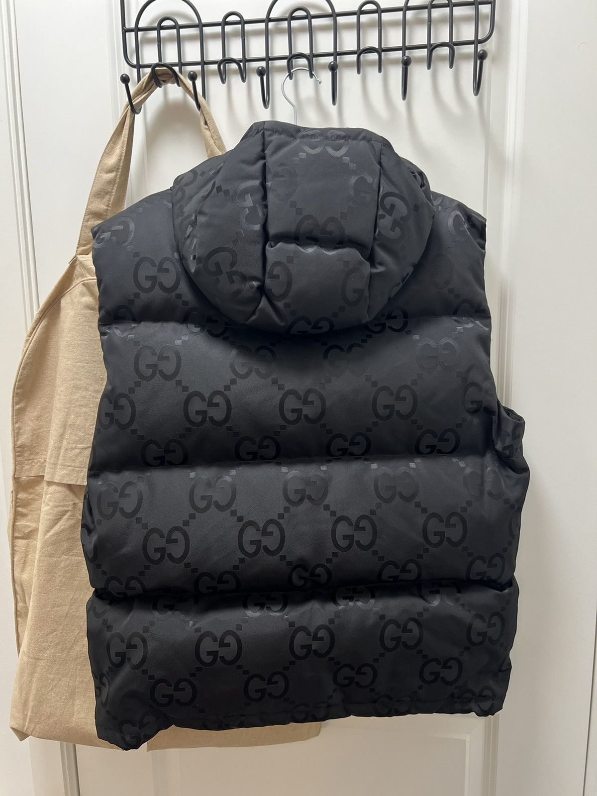 Gucci NYLON CANVAS GG JUMBO W/DOWN PUFFER VEST Size US M / EU 48-50 / 2 - 2 Thumbnail