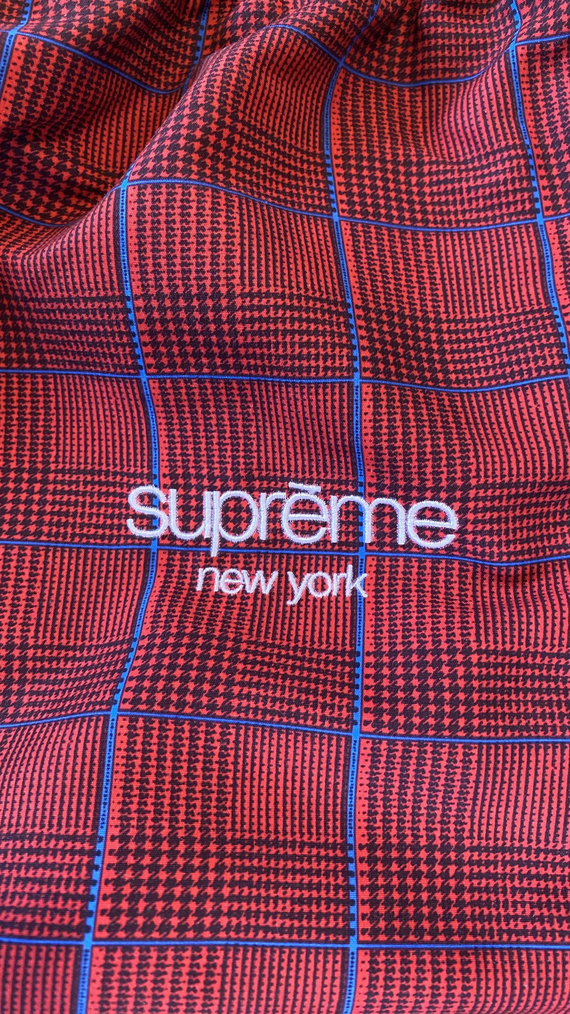Supreme Supreme Red Rayon Pants Large Size US 34 / EU 50 - 1 Thumbnail