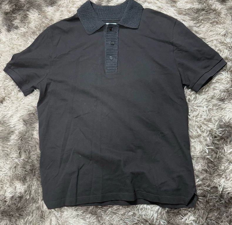 Bottega Veneta Bottega Veneta Solid Color Polo Shirt Size US L / EU 52-54 / 3 - 1 Thumbnail