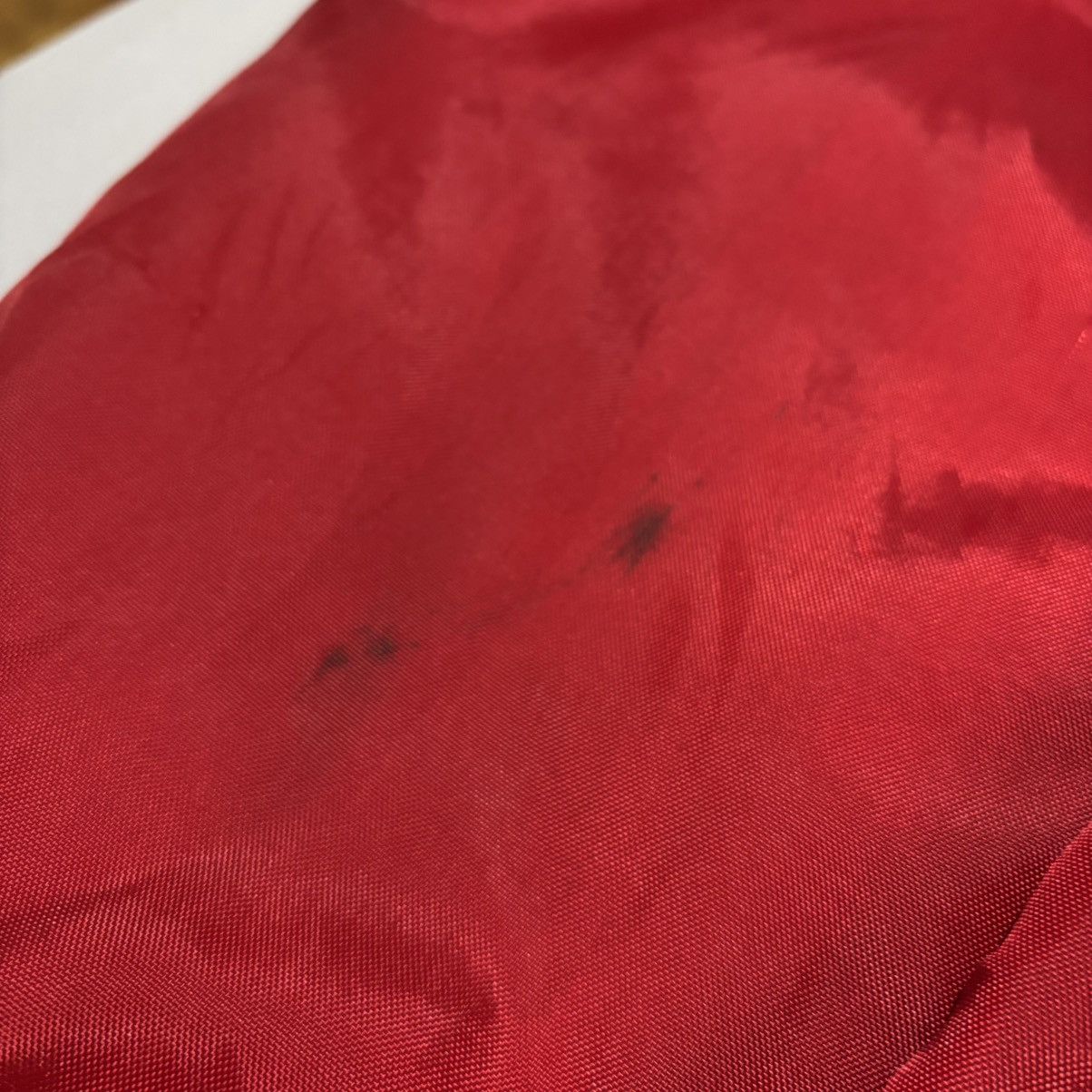 Vintage Vintage 70s Red Nylon Boxy Button-Up Varsity Jacket Size US S / EU 44-46 / 1 - 10 Thumbnail