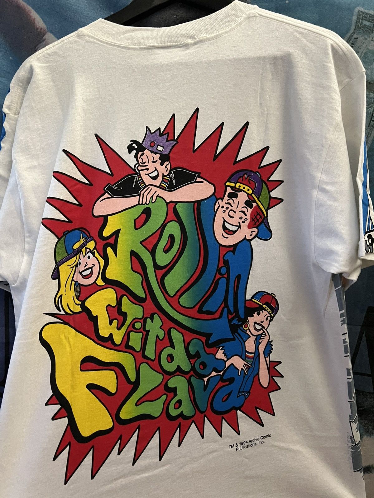 Vintage Vintage 1993-1994 Archive Comic All Over Print Deadstock Size US L / EU 52-54 / 3 - 6 Thumbnail