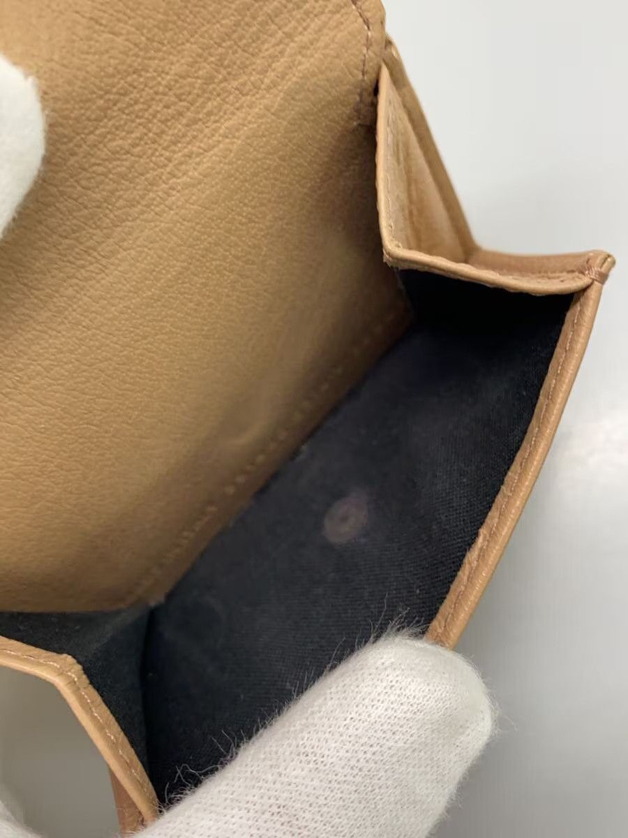 Balenciaga Balenciaga Leather Tri-Fold Wallet Beige Size ONE SIZE - 5 Thumbnail