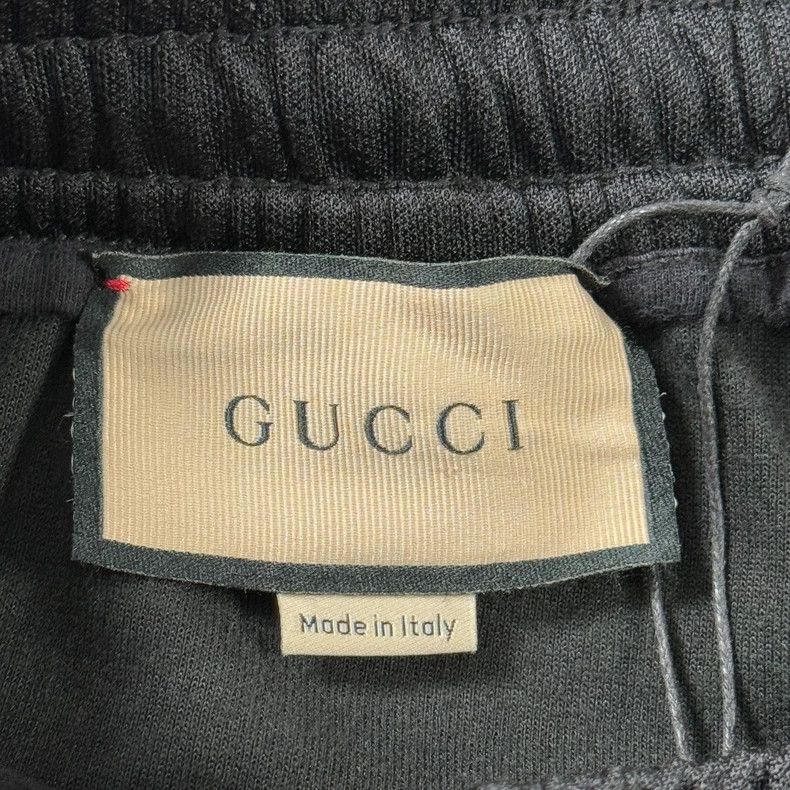 Gucci Gucci Size L Black slogan sweatpants 2503-Nextarrow Size US 38 / EU 54 - 3 Thumbnail