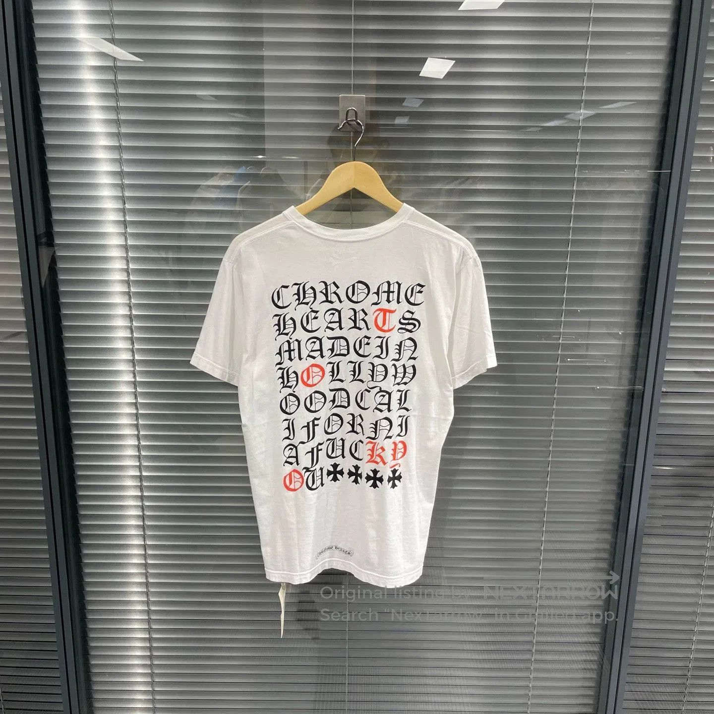 Chrome Hearts White Short-Sleeve Pocket T-Shirt Size S. Size US S / EU 44-46 / 1 - 2 Thumbnail