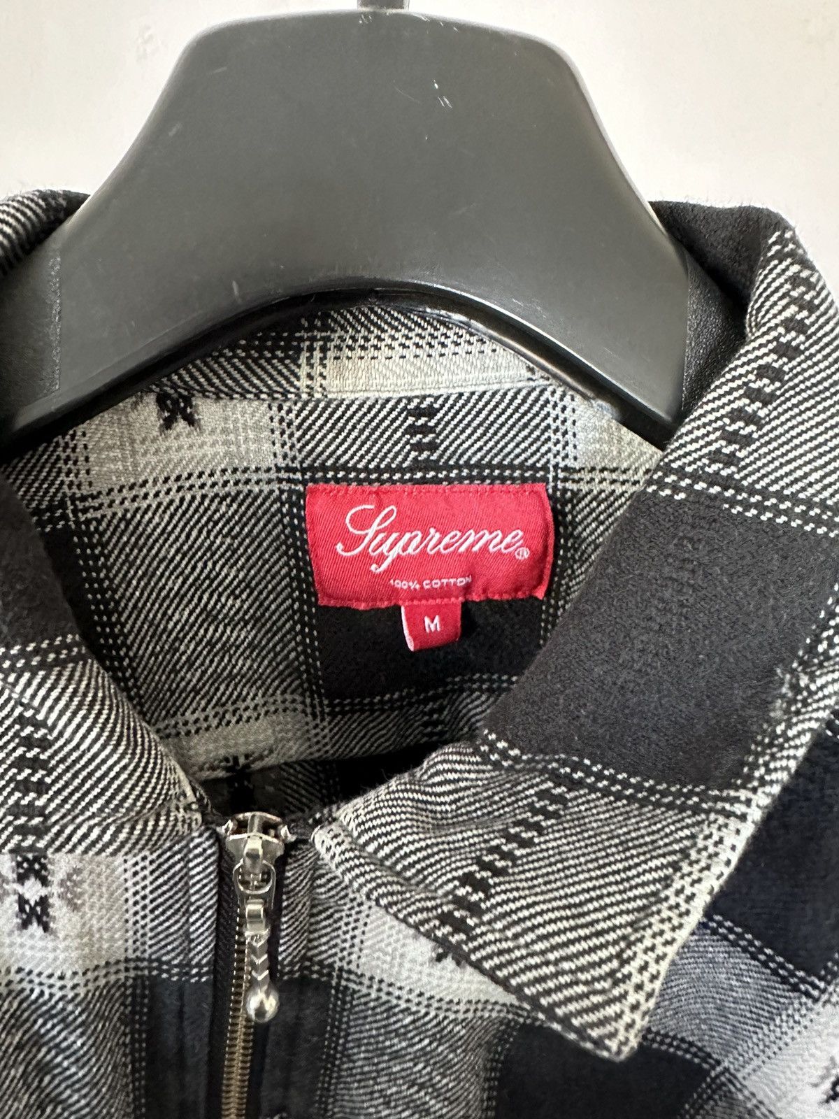 Supreme Supreme Shadow Plaid Zip Up Size US M / EU 48-50 / 2 - 3 Thumbnail