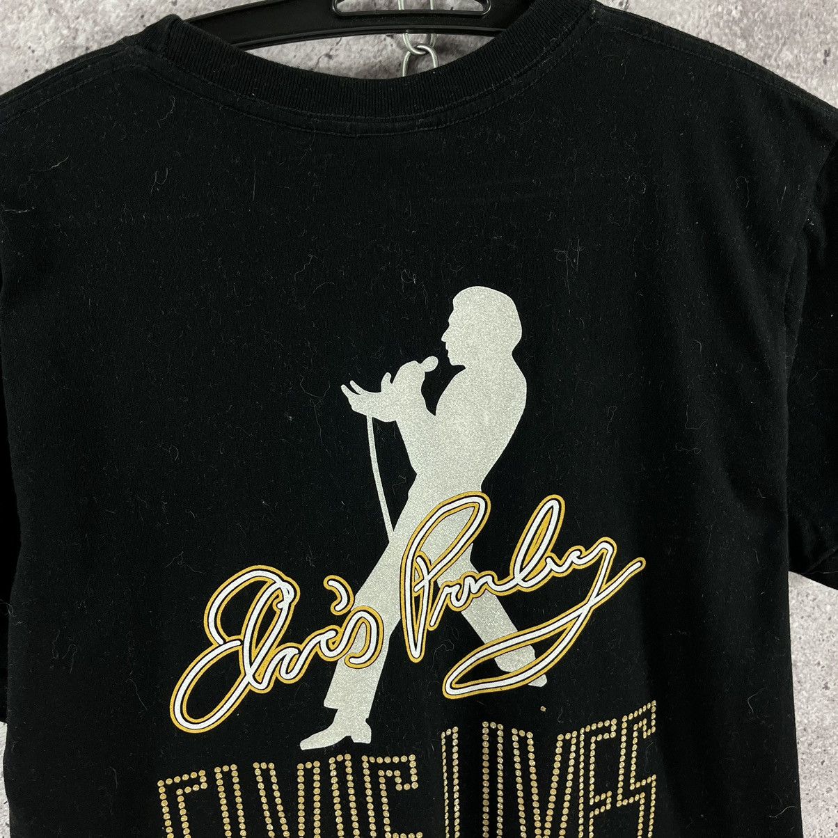 Band Tees Elvis Presley T-Shirt Rock Tee Elvis Lives Full Logo Size M Size US M / EU 48-50 / 2 - 8 Thumbnail